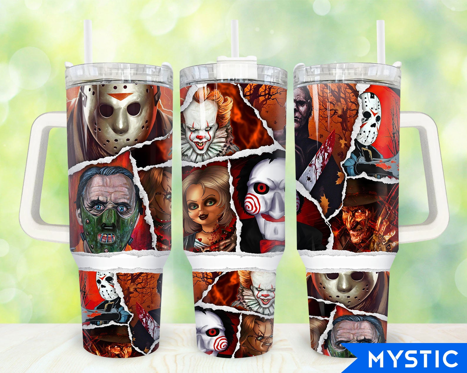 Halloween Horror Characters Movies Custom Stanley Cup 40 oz 30 oz Tumbler With HandleTVC2301916