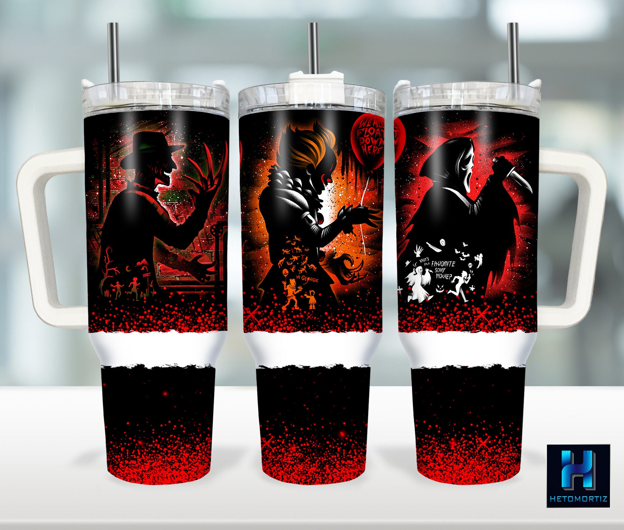 Halloween Horror Characters Movies Custom Stanley Cup 40 oz 30 oz Tumbler With HandleTVC2301968