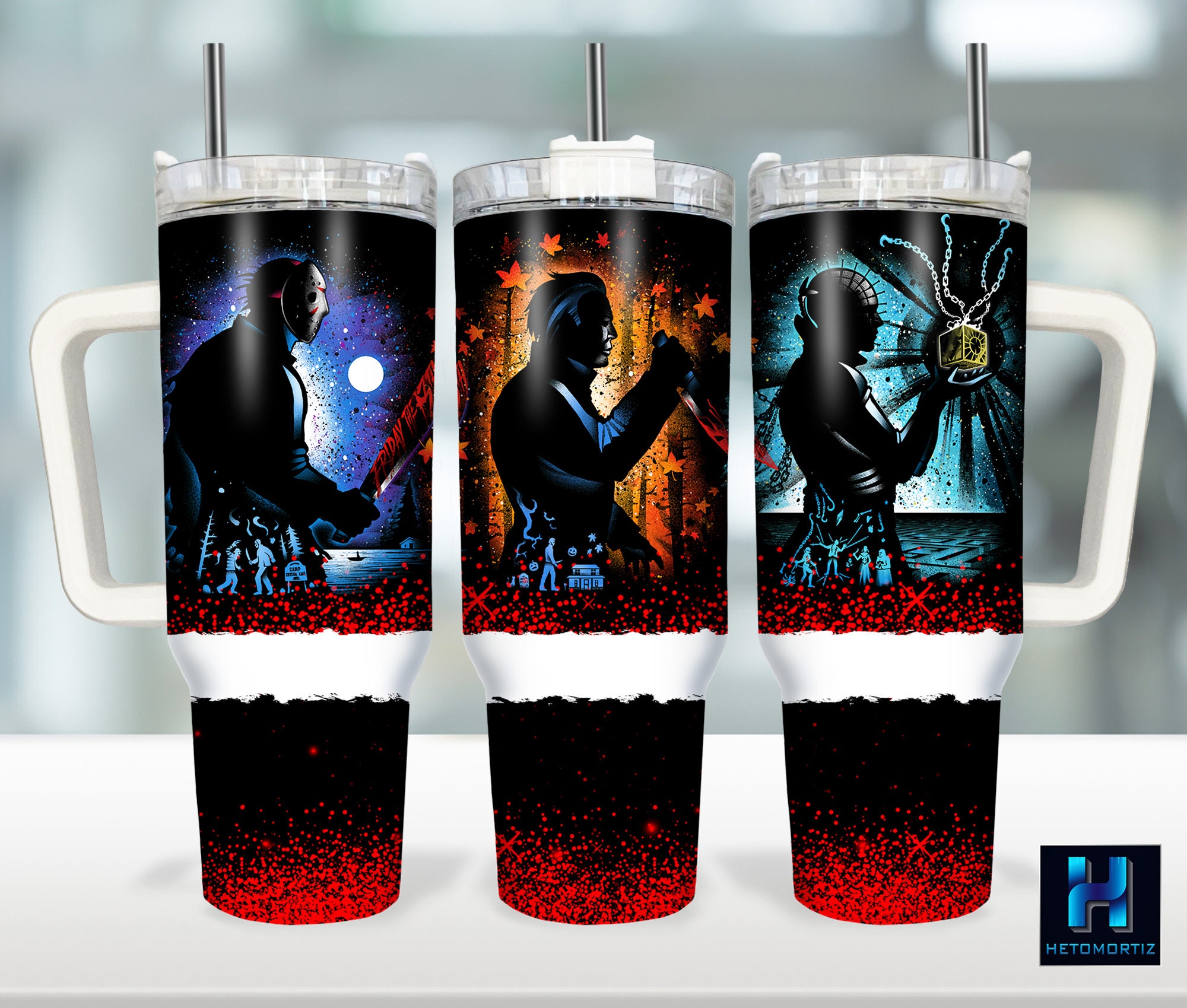 Halloween Horror Characters Movies Custom Stanley Cup 40 oz 30 oz Tumbler With HandleTVC2301968