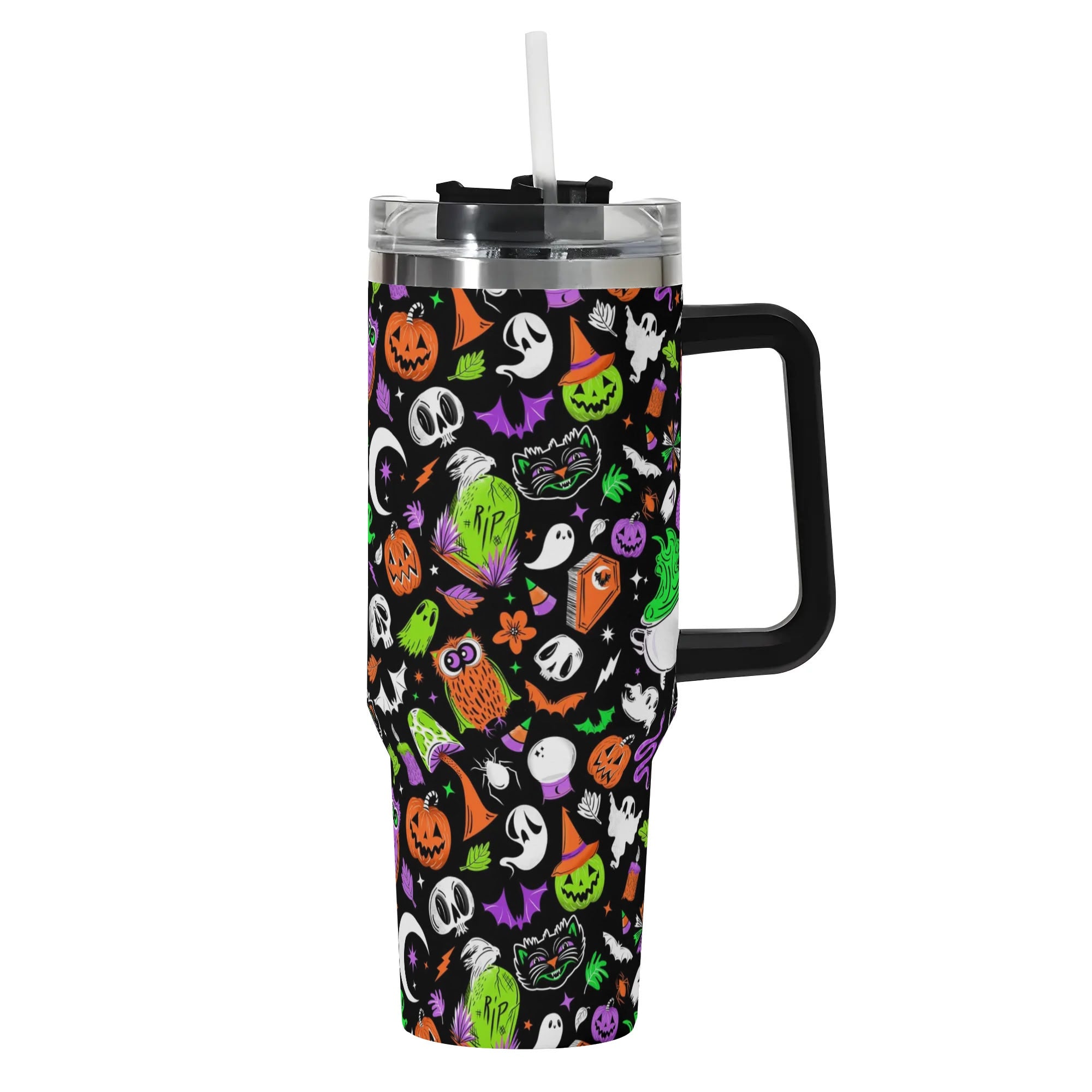 Halloween It’s Spooky Season Custom Stanley Cup 40 oz 30 oz Tumbler With HandleTVC2301583 - Image 2