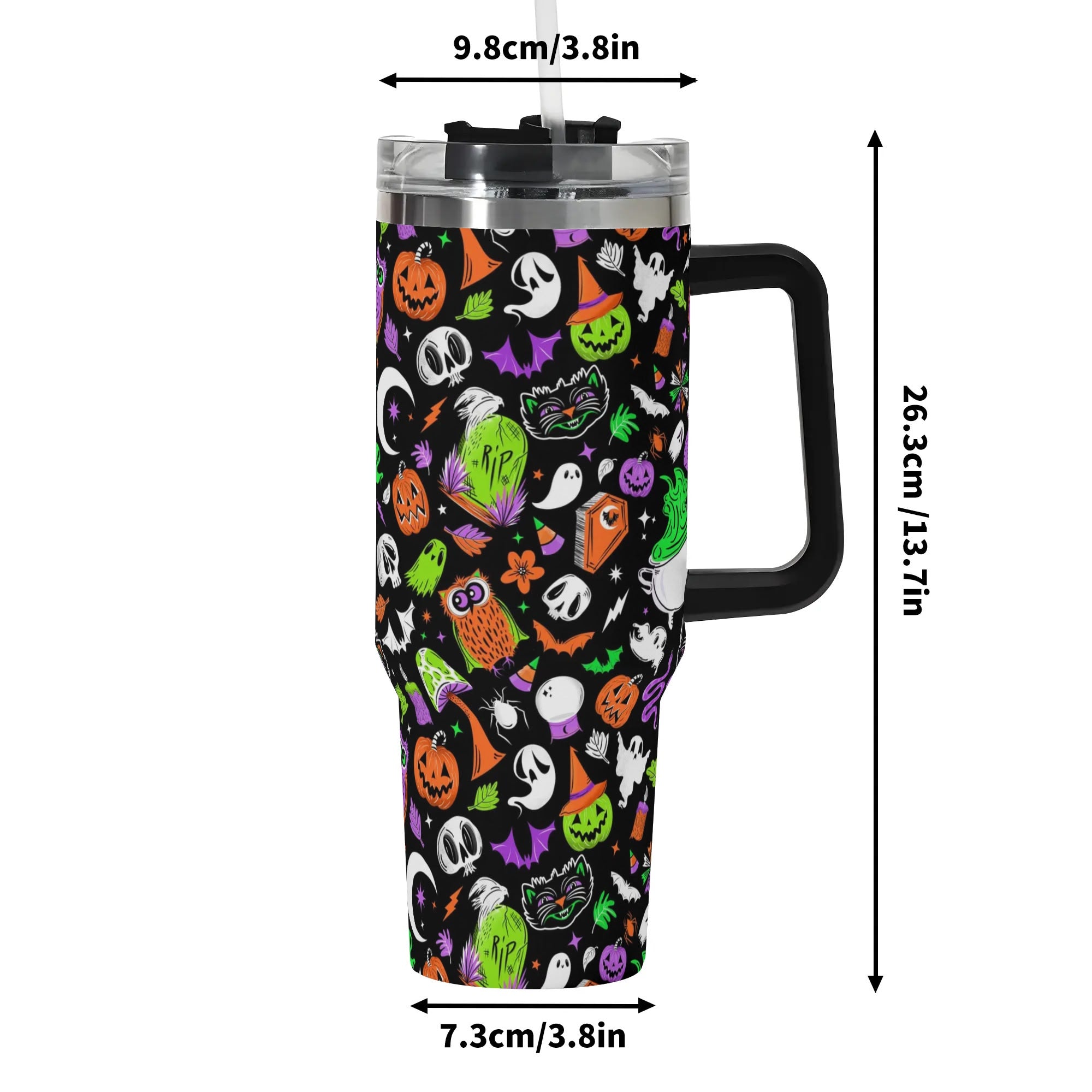 Halloween It’s Spooky Season Custom Stanley Cup 40 oz 30 oz Tumbler With HandleTVC2301583 - Image 6