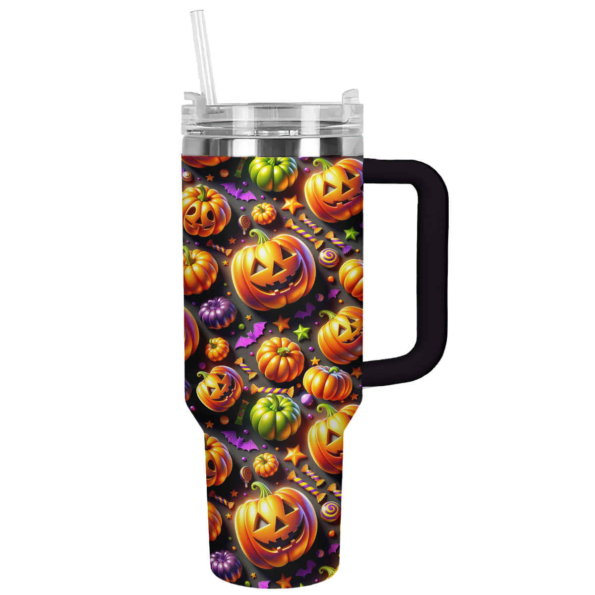 Halloween Jack-Oâ€™-Lantern Delight Custom Stanley Cup 40 oz 30 oz Tumbler With HandleTVC2301680