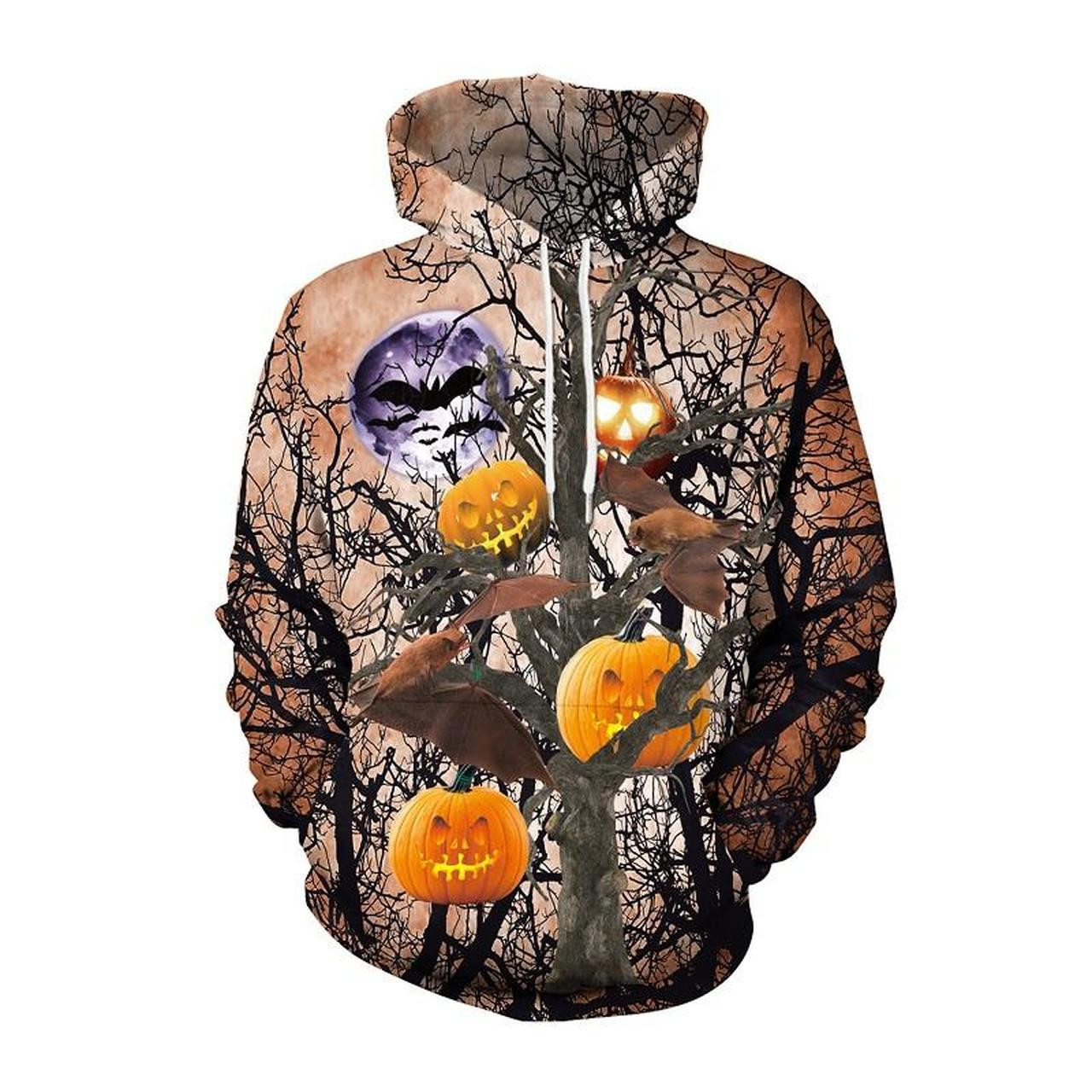 Halloween Jack O Lantern Pumpkin Lantern 3D All Over Print Hoodie, Zip Hoodie