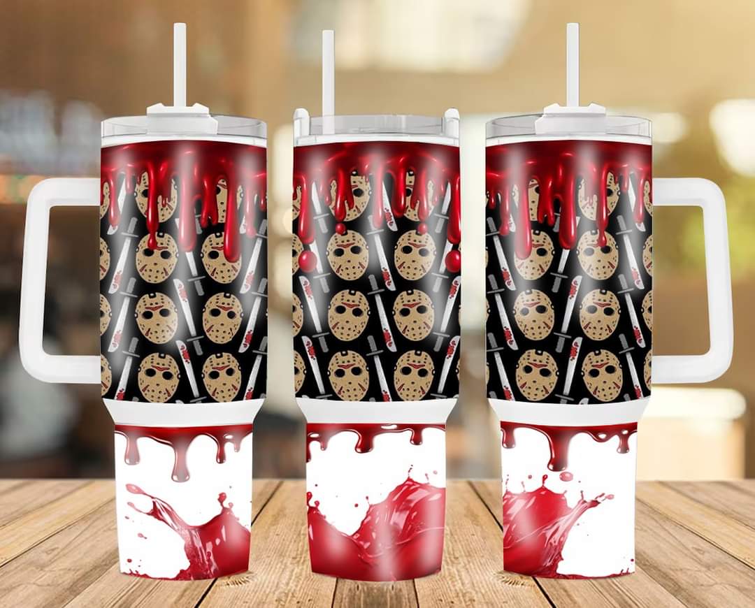 Halloween Jason Voorhees Friday The 13th Movies Custom Stanley Cup 40 oz 30 oz Tumbler With HandleTVC2301233