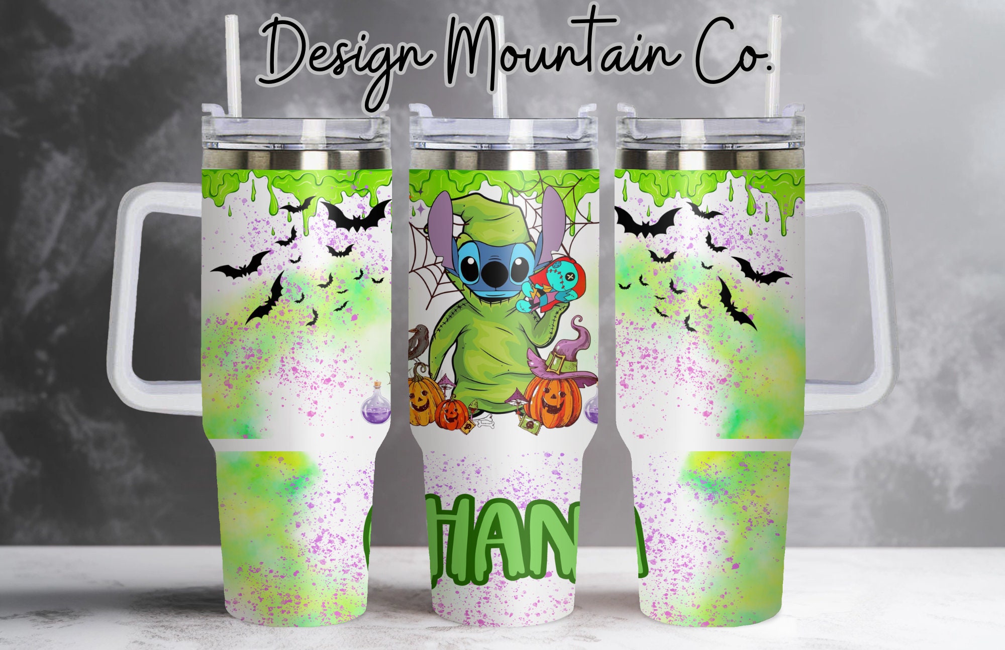 Halloween Lilo and Stitch Disney Cartoon Custom Stanley Cup 40 oz 30 oz Tumbler With HandleTVC2301913