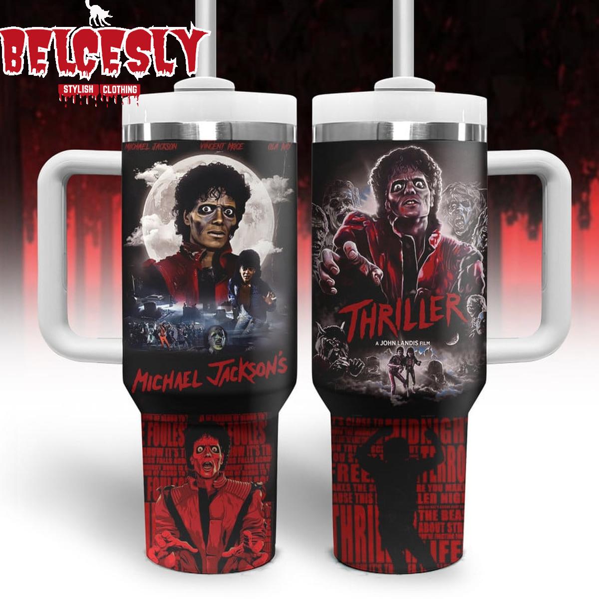 Halloween Michael Jackson Music Custom Stanley Cup 40 oz 30 oz Tumbler With HandleTVC2301534
