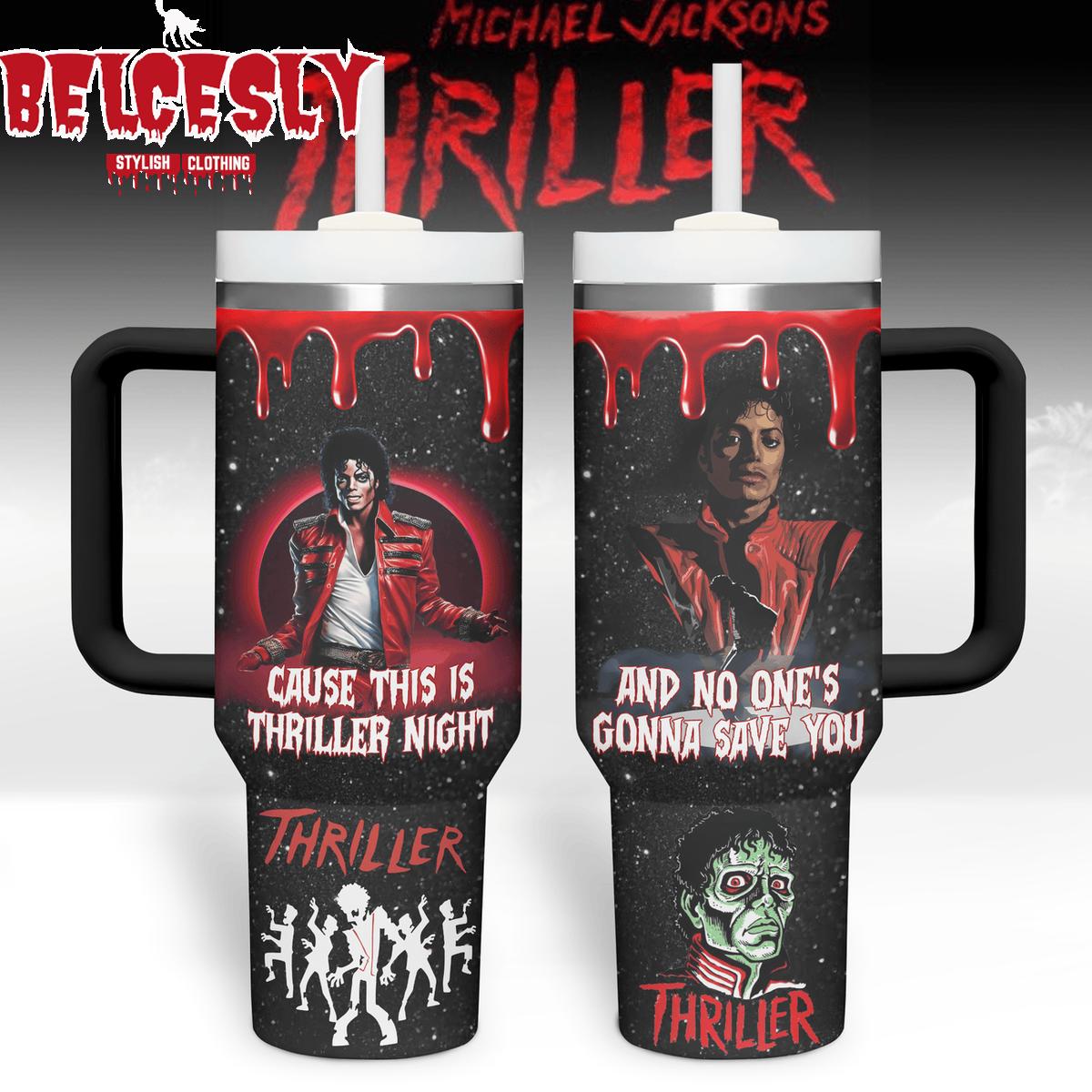 Halloween Michael Jackson Music Custom Stanley Cup 40 oz 30 oz Tumbler With HandleTVC2301537