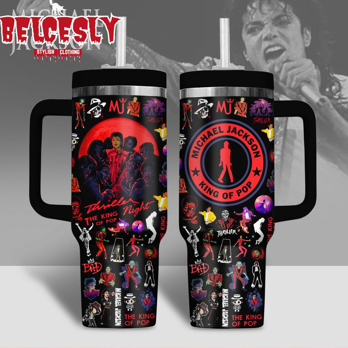Halloween Michael Jackson Music Custom Stanley Cup 40 oz 30 oz Tumbler With HandleTVC2301537