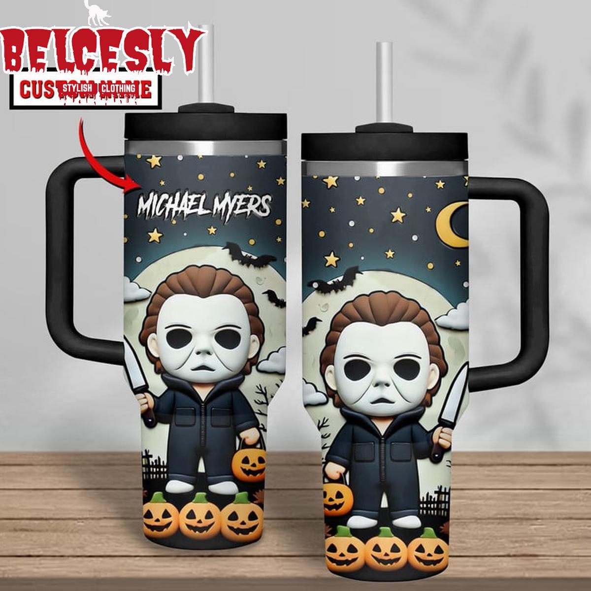 Halloween Michael Myers Movies Custom Stanley Cup 40 oz 30 oz Tumbler With HandleTVC2301536
