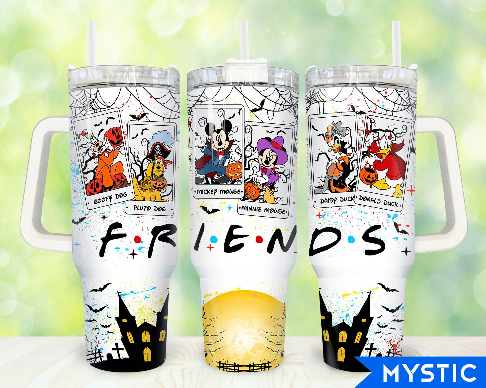 Halloween Mickey And Friends Disney Cartoon Custom Stanley Cup 40 oz 30 oz Tumbler With HandleTVC2301917