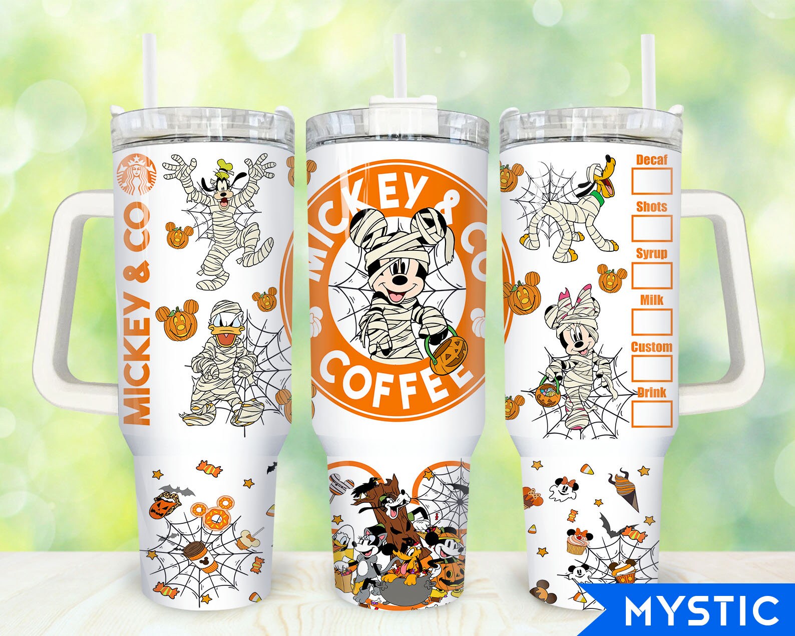 Halloween Mickey And Friends Disney Cartoon Custom Stanley Cup 40 oz 30 oz Tumbler With HandleTVC2301918