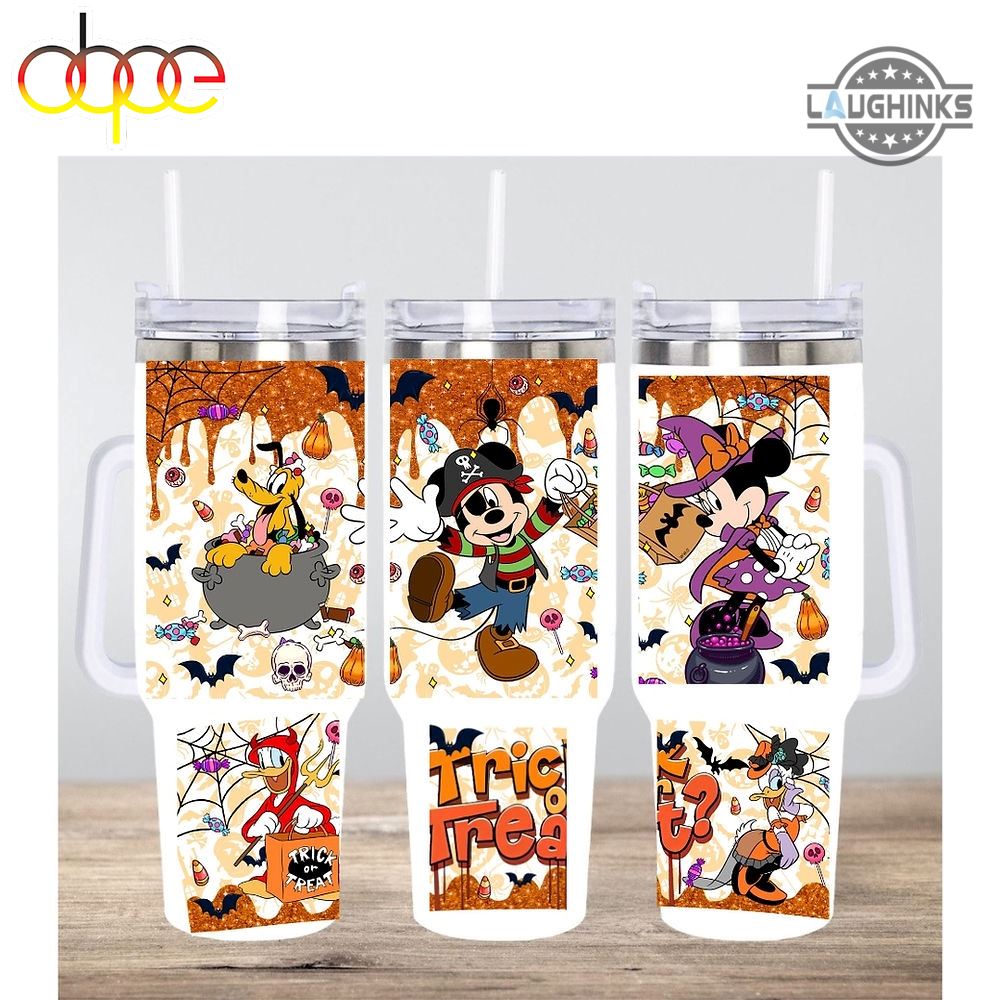 Halloween Mickey And Friends Disney Cartoon Custom Stanley Cup 40 oz 30 oz Tumbler With HandleTVC2301983