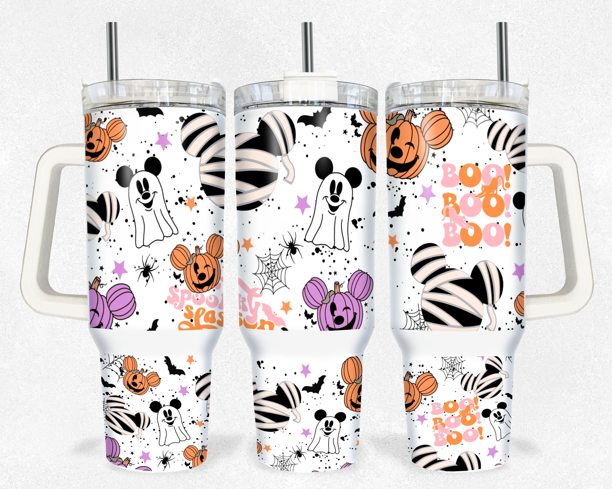 Halloween Mickey Mouse Disney Cartoon Custom Stanley Cup 40 oz 30 oz Tumbler With HandleTVC2301157