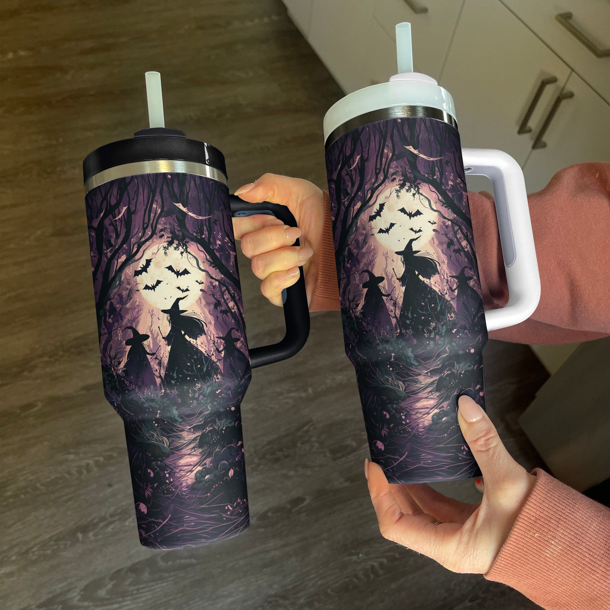 Halloween Midnight Witch Coven Custom Stanley Cup 40 oz 30 oz Tumbler With HandleTVC2301585 - Image 2