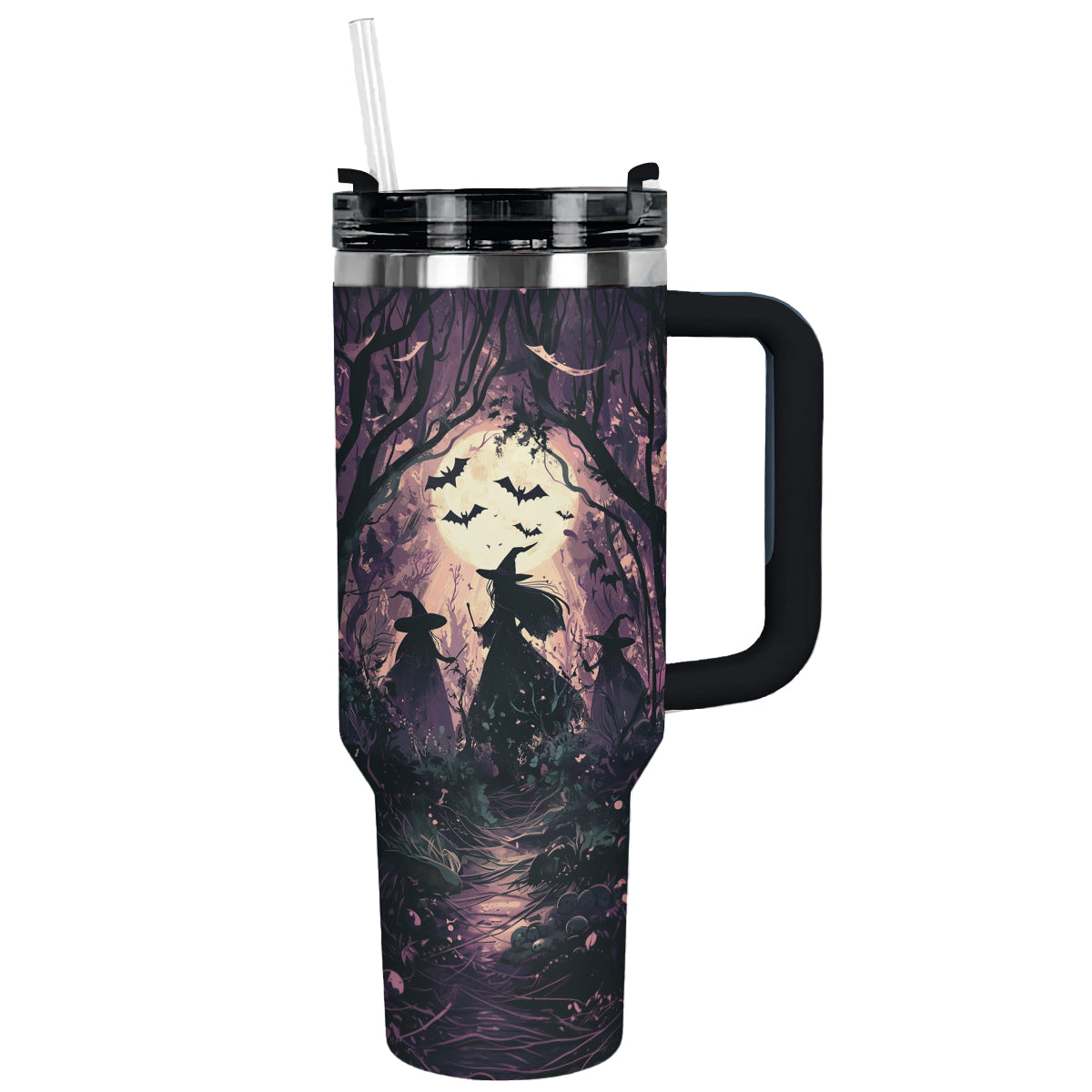 Halloween Midnight Witch Coven Custom Stanley Cup 40 oz 30 oz Tumbler With HandleTVC2301585