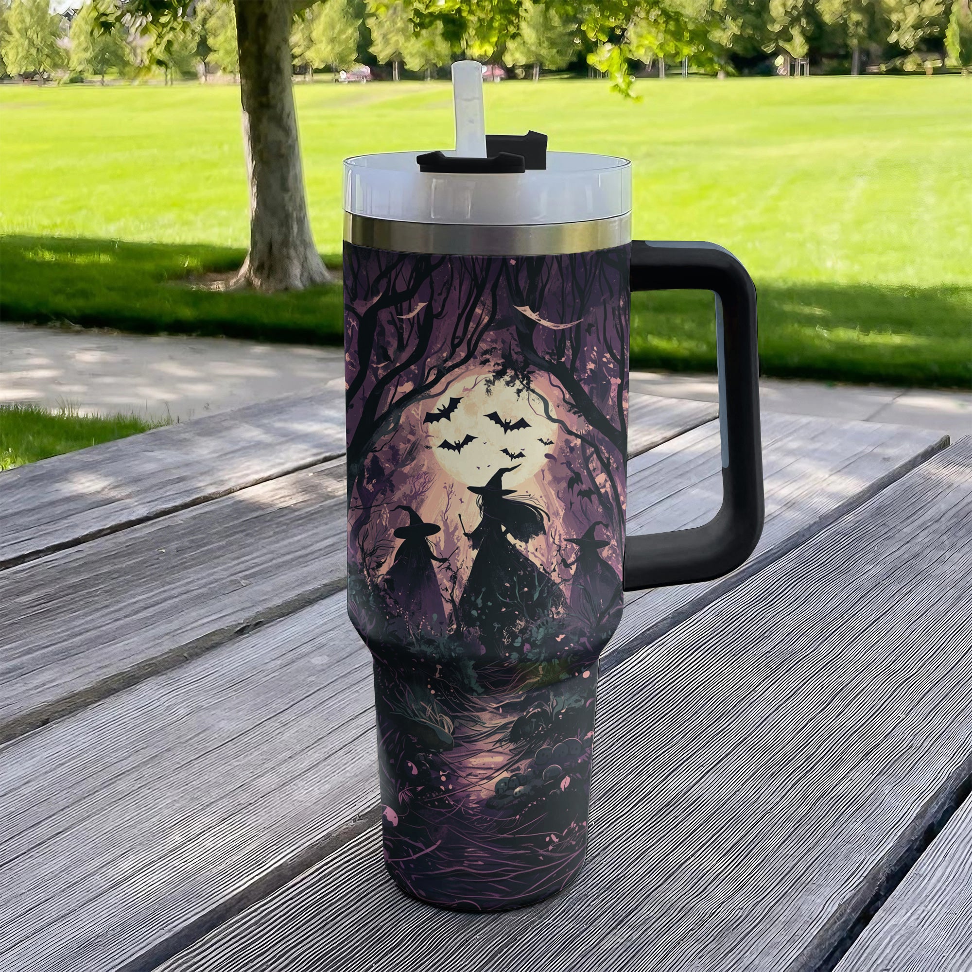 Halloween Midnight Witch Coven Custom Stanley Cup 40 oz 30 oz Tumbler With HandleTVC2301585 - Image 4