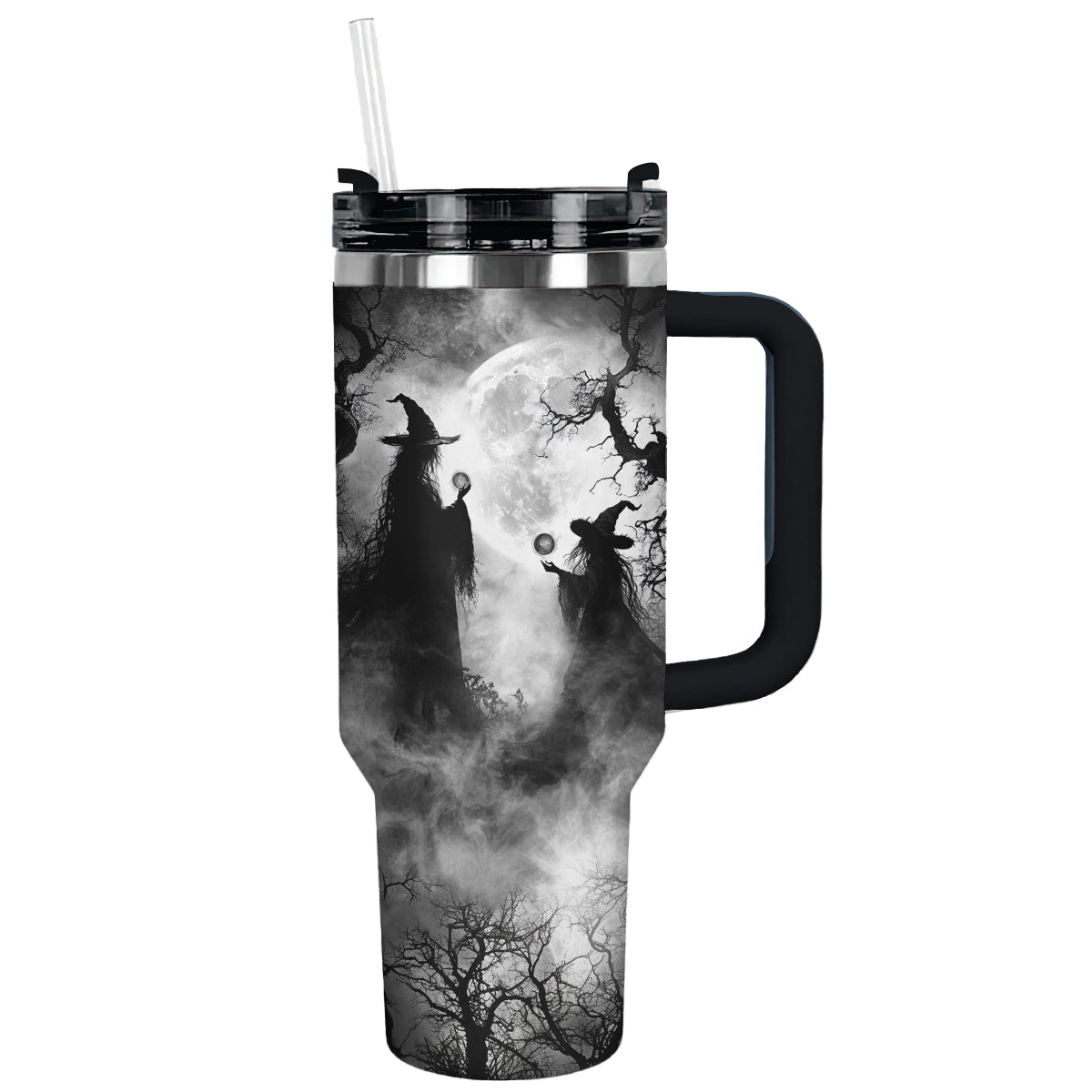 Halloween Mystical Witches Moonlight Custom Stanley Cup 40 oz 30 oz Tumbler With HandleTVC2301645