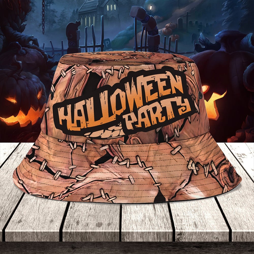 Halloween Party Bucket Hat Merch Halloween Gift Ideas For Adults Trucker Hats Custom Hats Gifts For Men & Women