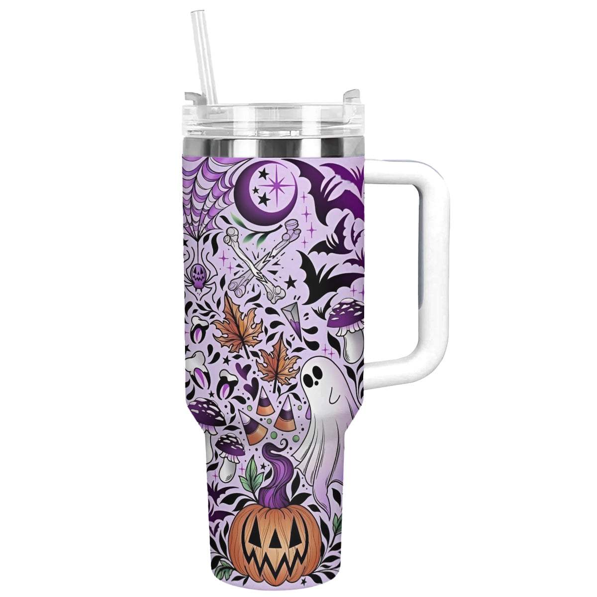 Halloween Pattern Custom Stanley Cup 40 oz 30 oz Tumbler With HandleTVC2301644