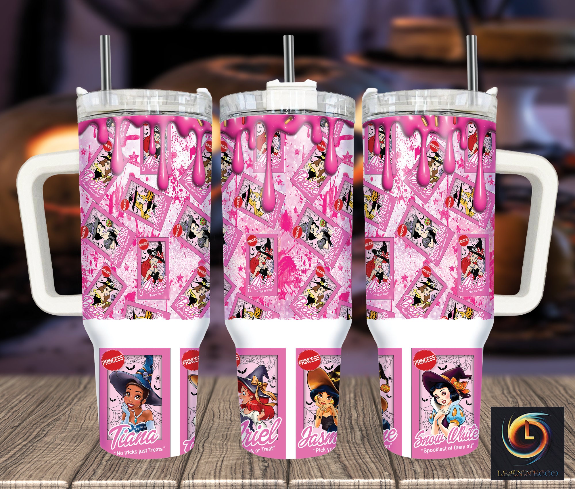 Halloween Princesses Disney Cartoon Custom Stanley Cup 40 oz 30 oz Tumbler With HandleTVC2301994