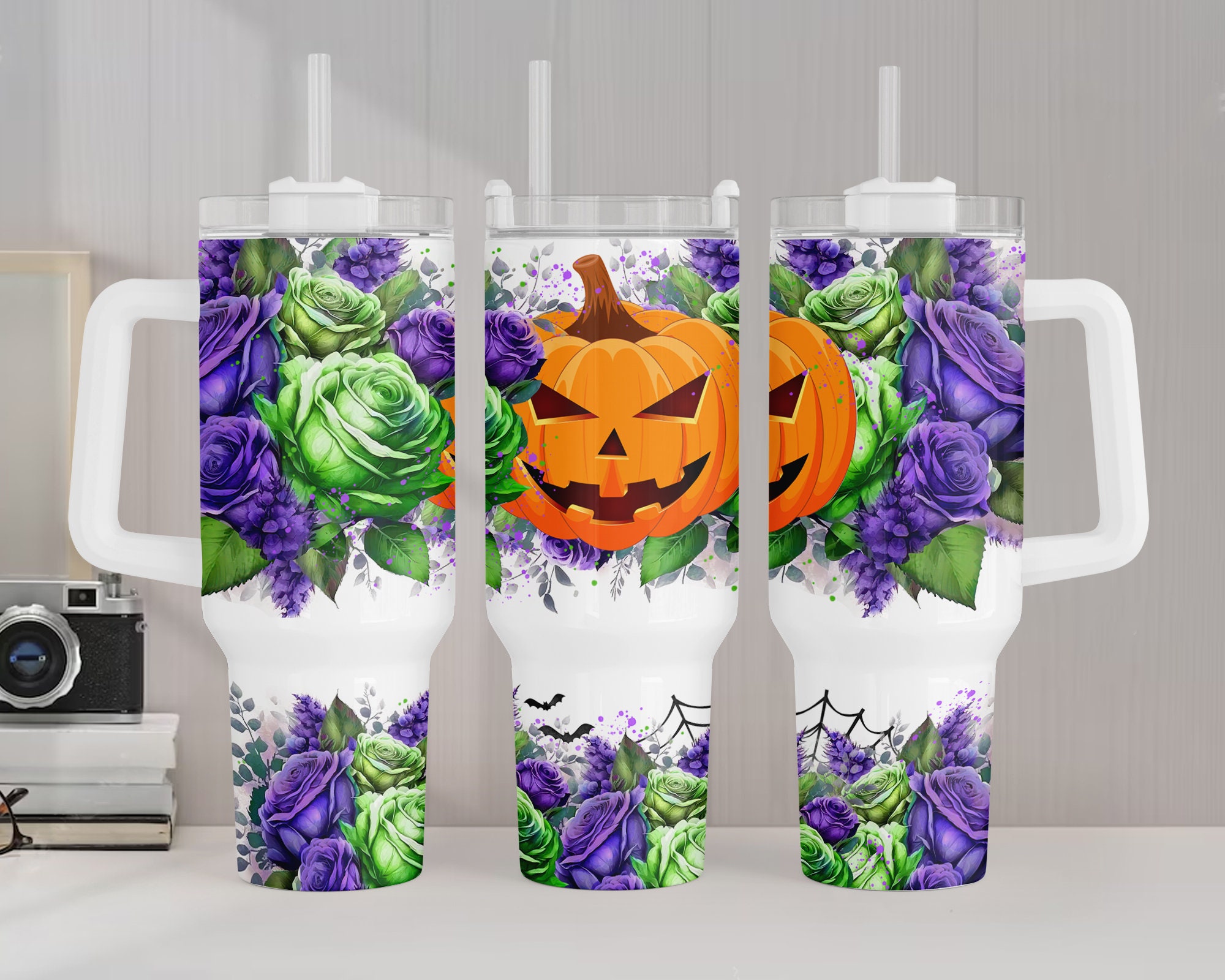 Halloween Pumpkin Custom Stanley Cup 40 oz 30 oz Tumbler With HandleTVC2301966