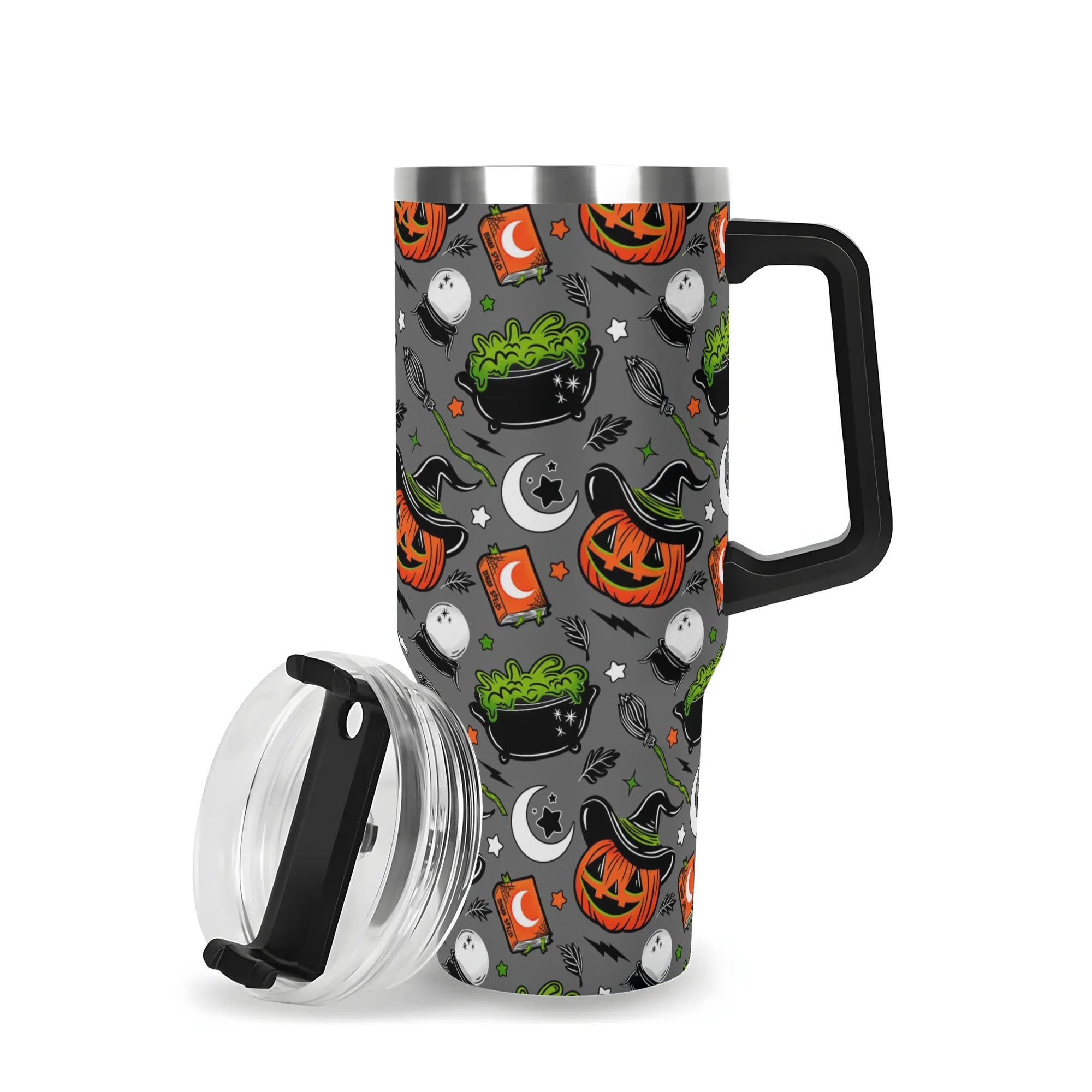 Halloween Pumpkin Witch Custom Stanley Cup 40 oz 30 oz Tumbler With HandleTVC2301584