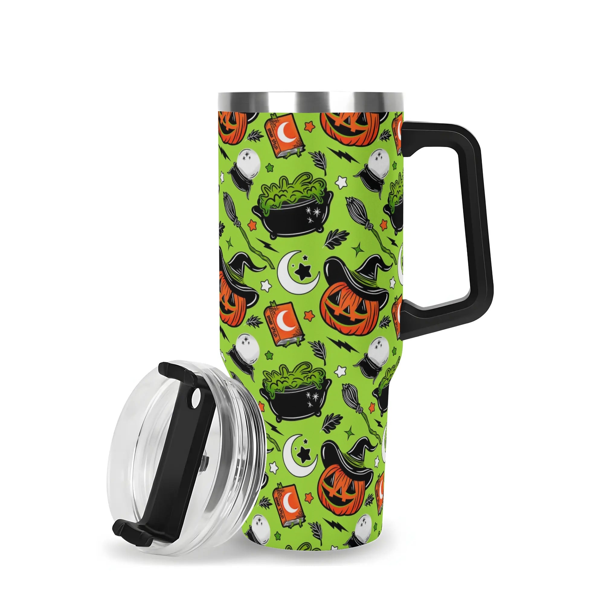 Halloween Pumpkin Witch Custom Stanley Cup 40 oz 30 oz Tumbler With HandleTVC2301584