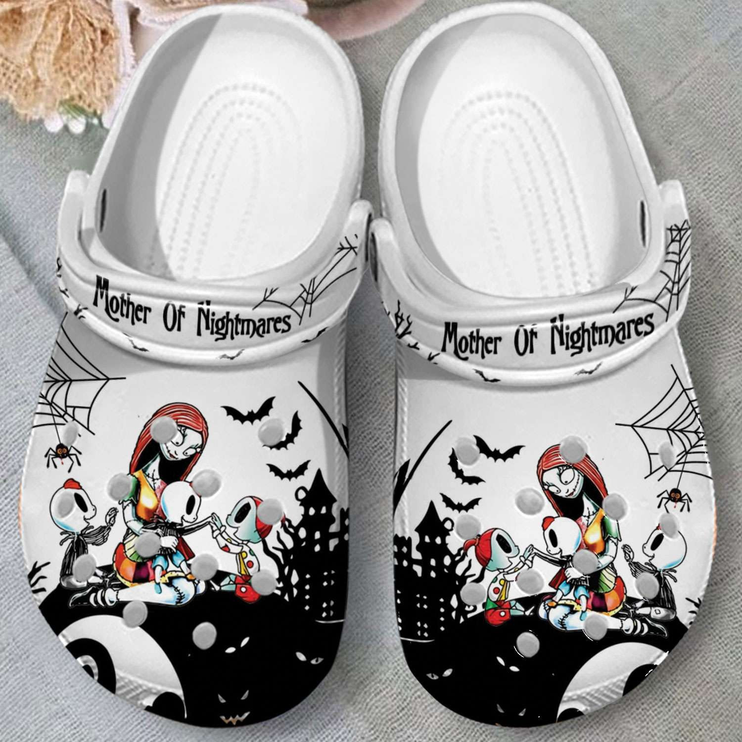 Halloween Sally Skellington Mother Of Nightmares Crocband Clogs