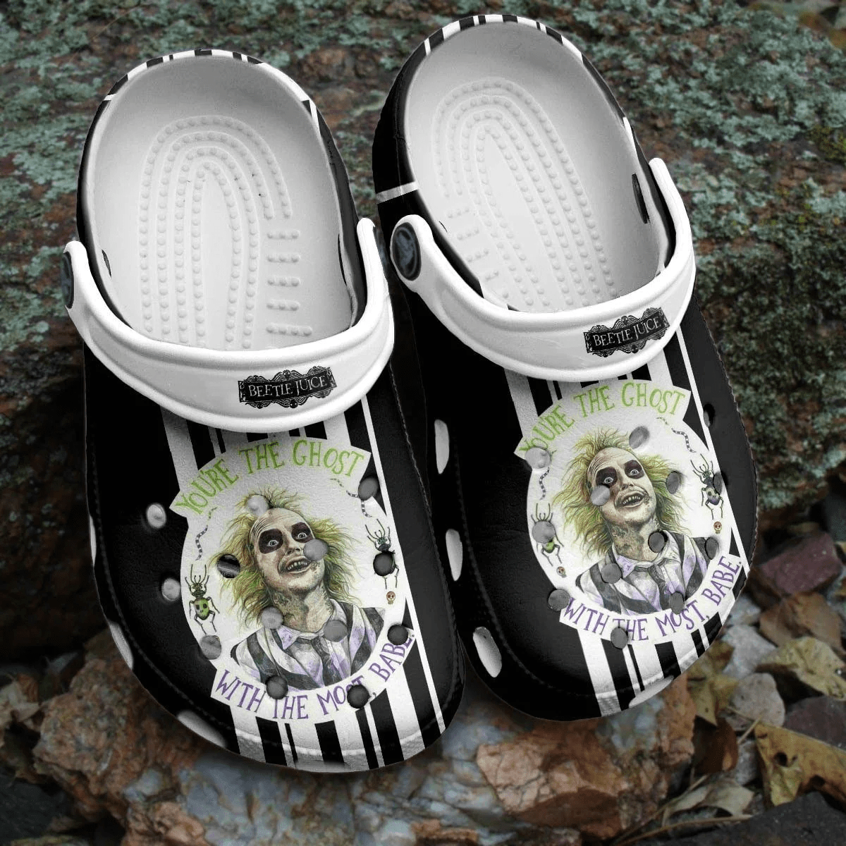 Halloween shoes HLWD31 Crocs Crocband Clogs Shoes For Men Women