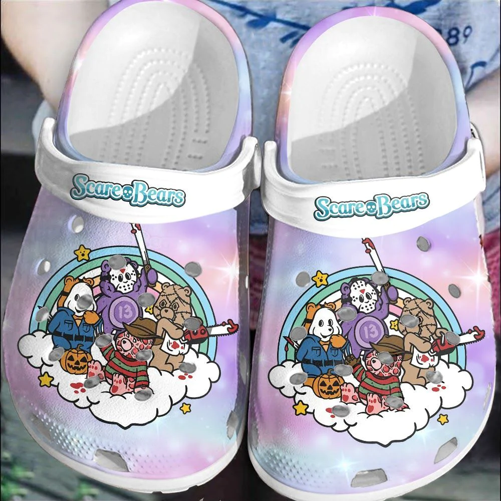 Halloween shoes HLWD41 Crocs Crocband Clogs Shoes For Men Women