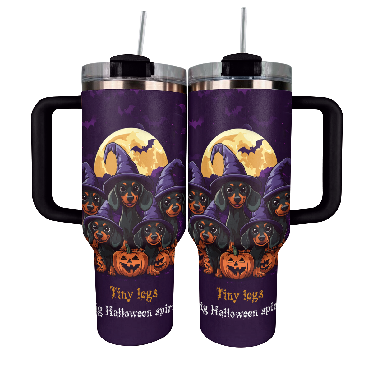Halloween Spooky Doxie Delight Custom Stanley Cup 40 oz 30 oz Tumbler With HandleTVC2301675