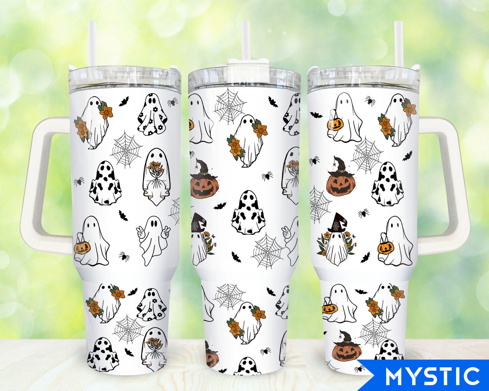 Halloween Spooky Ghosts Custom Stanley Cup 40 oz 30 oz Tumbler With HandleTVC2301918