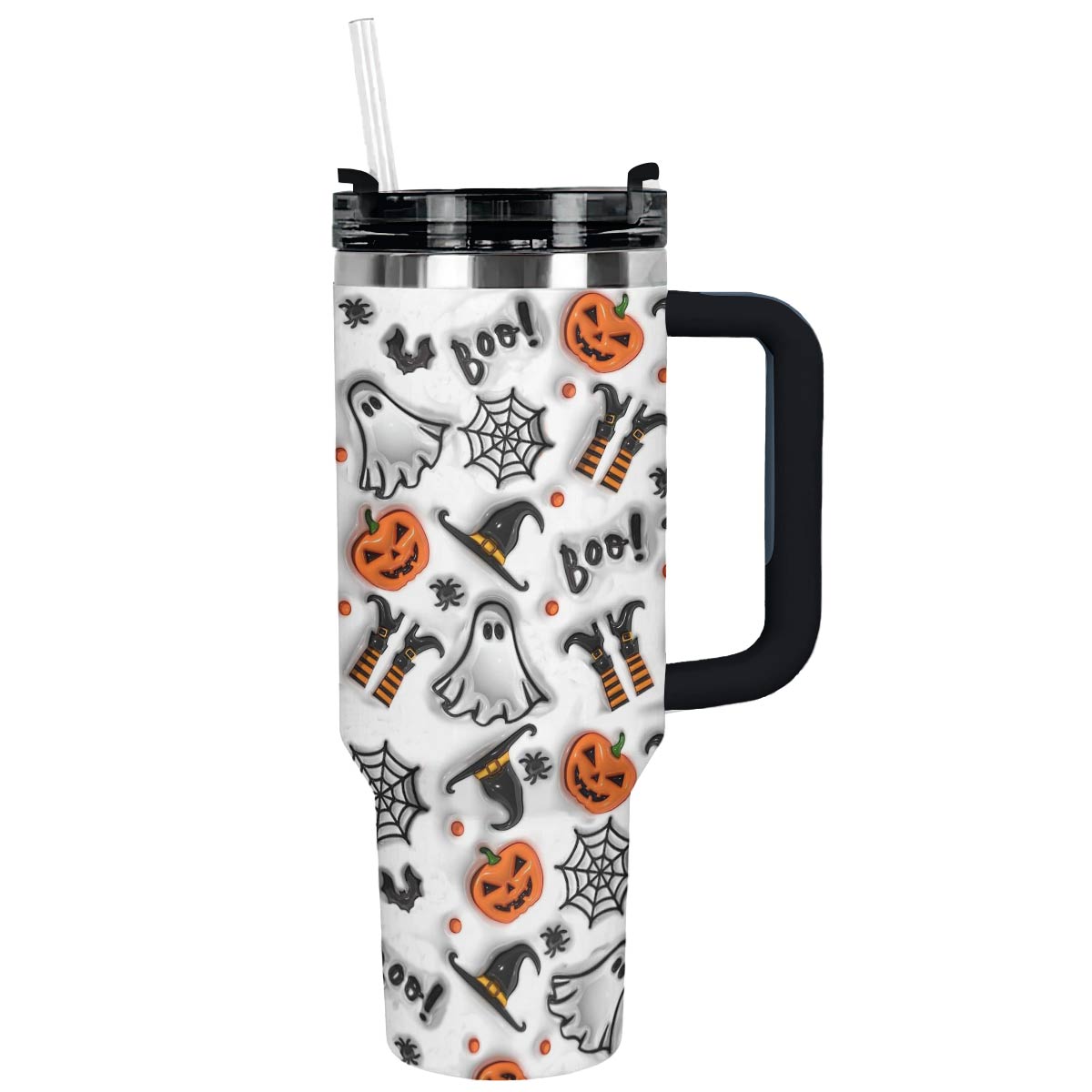Halloween Spooky Glossy Custom Stanley Cup 40 oz 30 oz Tumbler With HandleTVC2301682