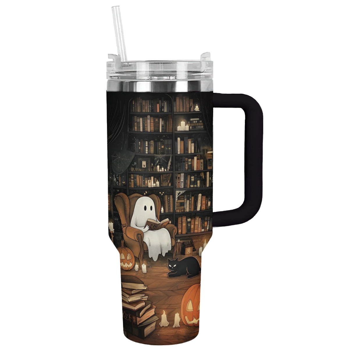 Halloween Spooky Reading Custom Stanley Cup 40 oz 30 oz Tumbler With HandleTVC2301585