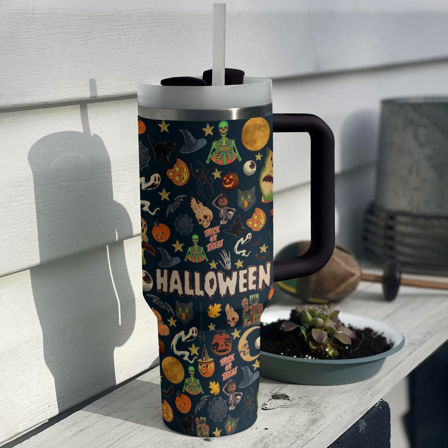 Halloween Spooky Sips Custom Stanley Cup 40 oz 30 oz Tumbler With HandleTVC2301676 - Image 4