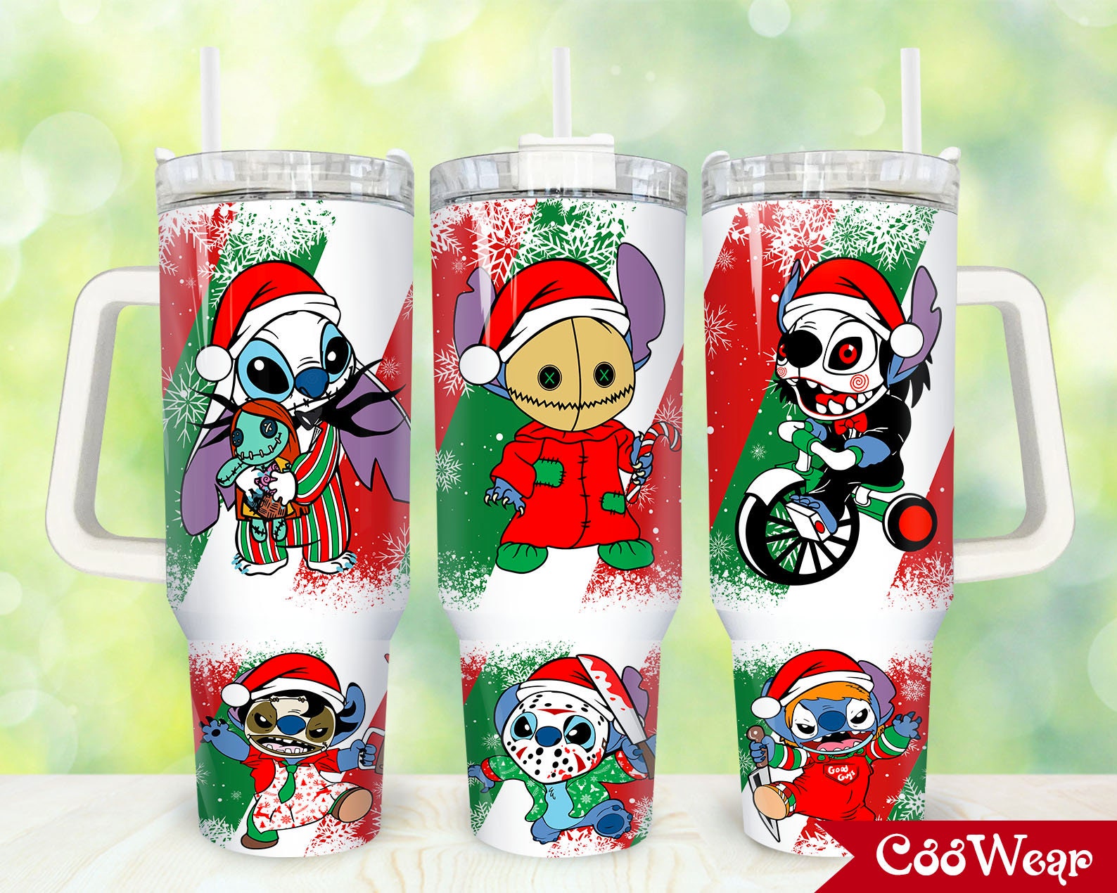 Halloween Stitch Cartoon Custom Stanley Cup 40 oz 30 oz Tumbler With HandleTVC2301863