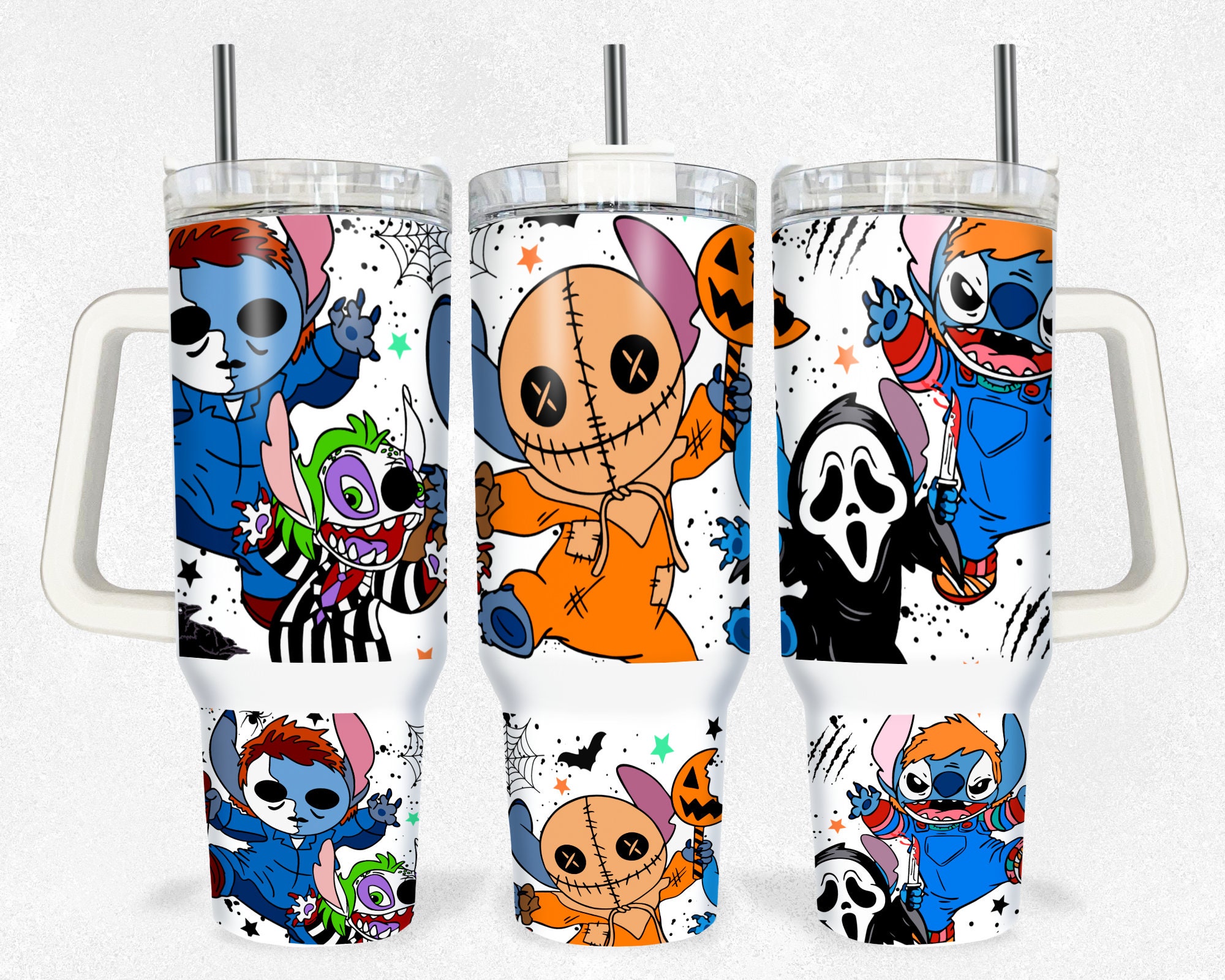 Halloween Stitch Disney Cartoon Custom Stanley Cup 40 oz 30 oz Tumbler With HandleTVC2301156