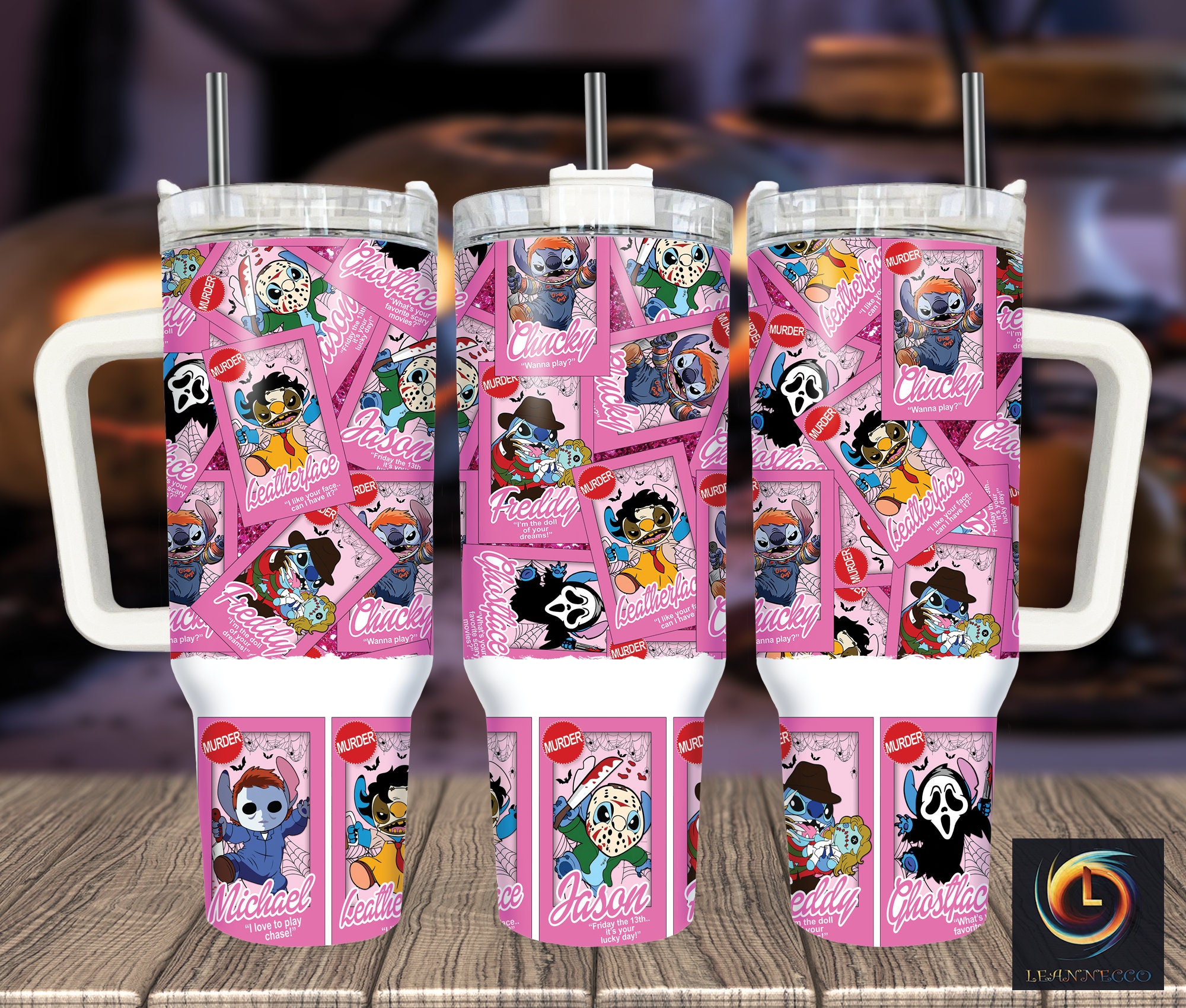 Halloween Stitch Disney Cartoon Custom Stanley Cup 40 oz 30 oz Tumbler With HandleTVC2301994