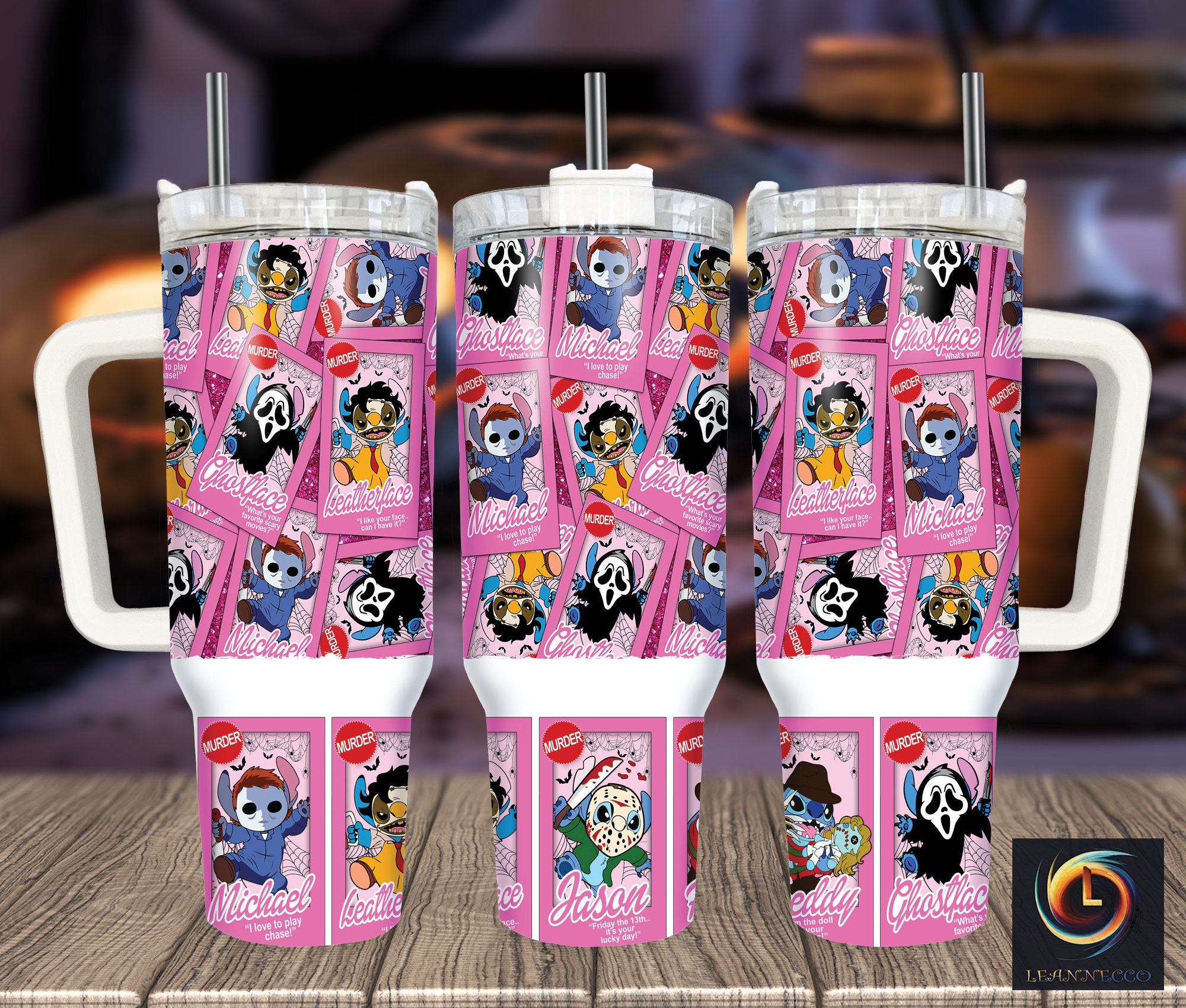 Halloween Stitch Disney Cartoon Custom Stanley Cup 40 oz 30 oz Tumbler With HandleTVC2301994