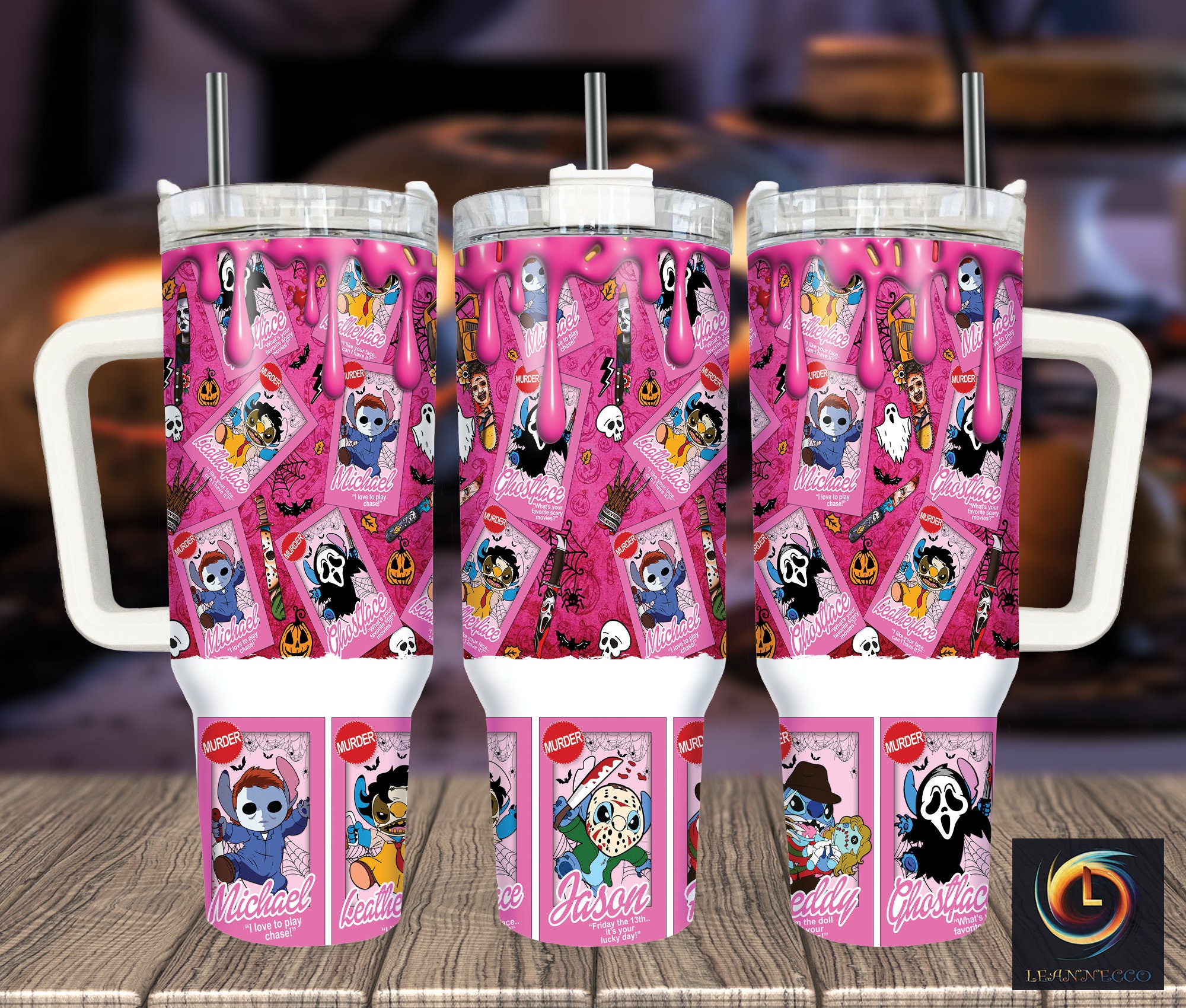 Halloween Stitch Disney Cartoon Custom Stanley Cup 40 oz 30 oz Tumbler With HandleTVC2301995