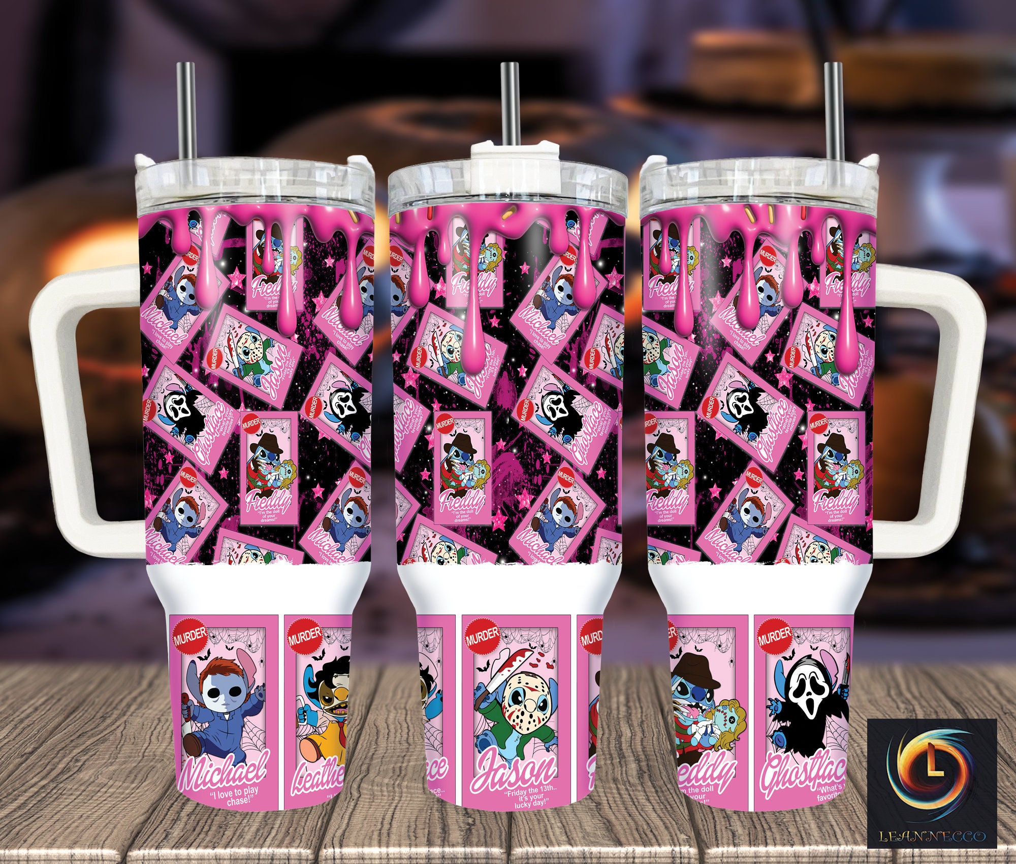 Halloween Stitch Disney Cartoon Custom Stanley Cup 40 oz 30 oz Tumbler With HandleTVC2301998