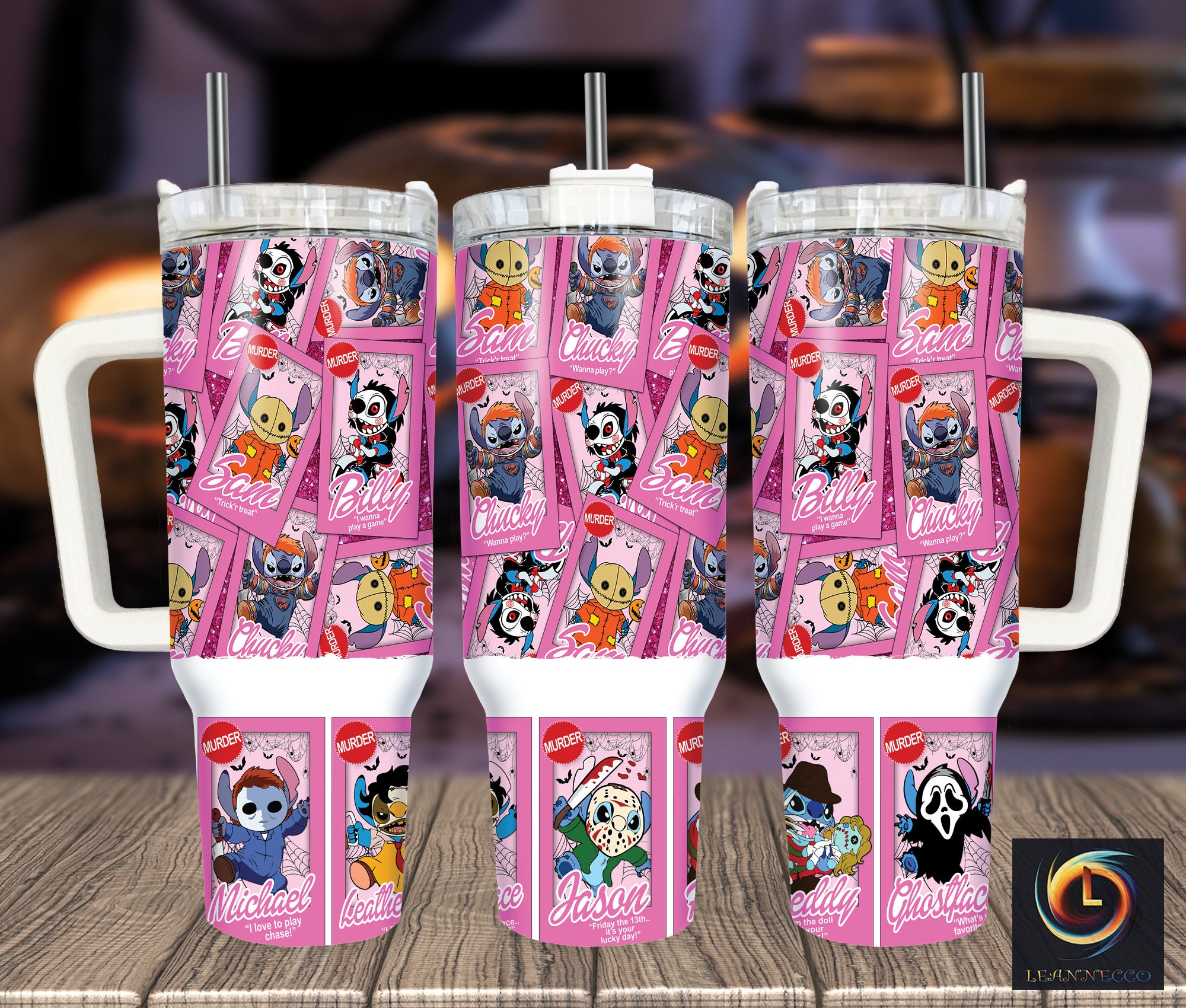 Halloween Stitch Disney Cartoon Custom Stanley Cup 40 oz 30 oz Tumbler With HandleTVC2301998