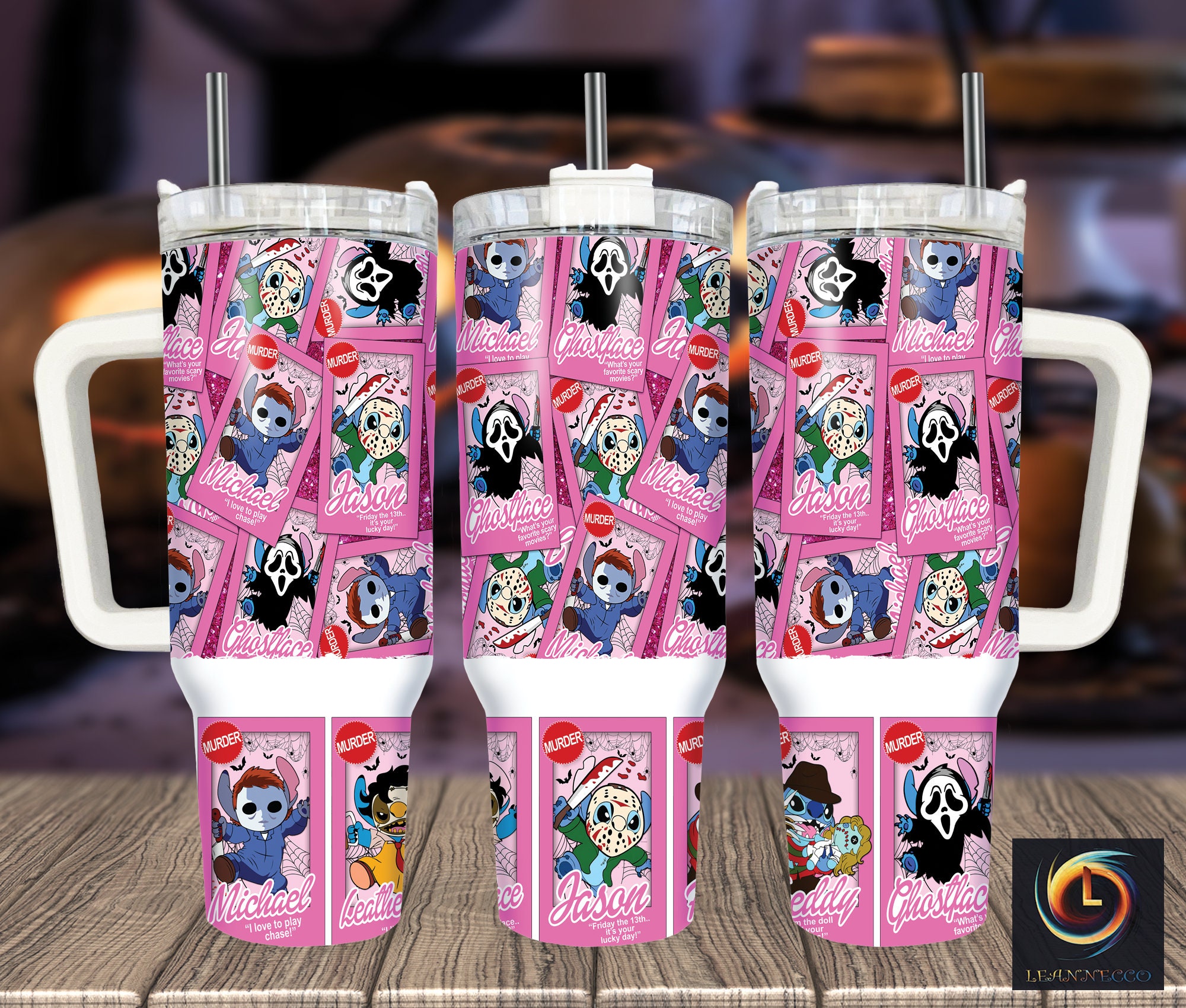 Halloween Stitch Disney Cartoon Custom Stanley Cup 40 oz 30 oz Tumbler With HandleTVC2301998