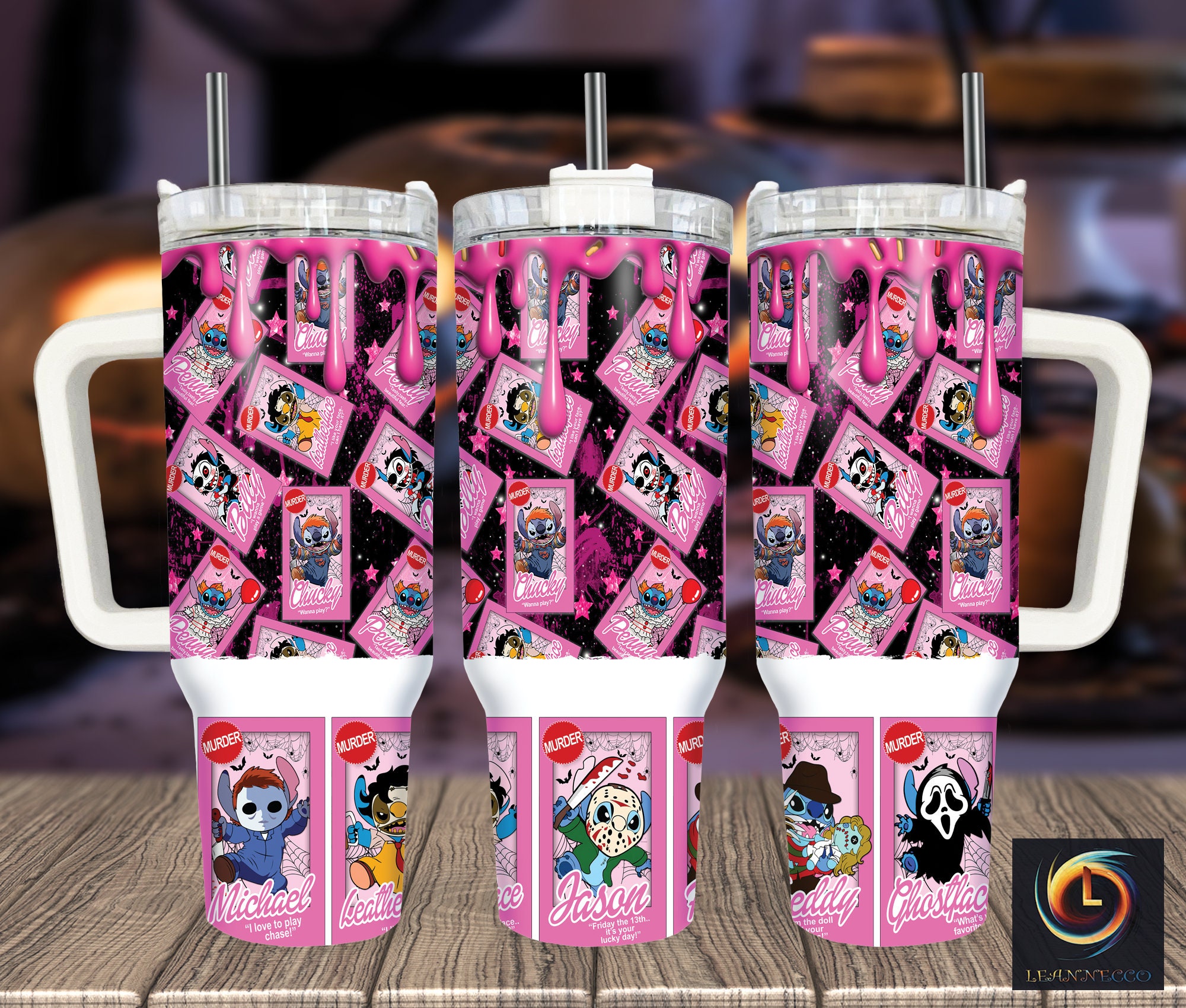 Halloween Stitch Disney Cartoon Custom Stanley Cup 40 oz 30 oz Tumbler With HandleTVC2301999