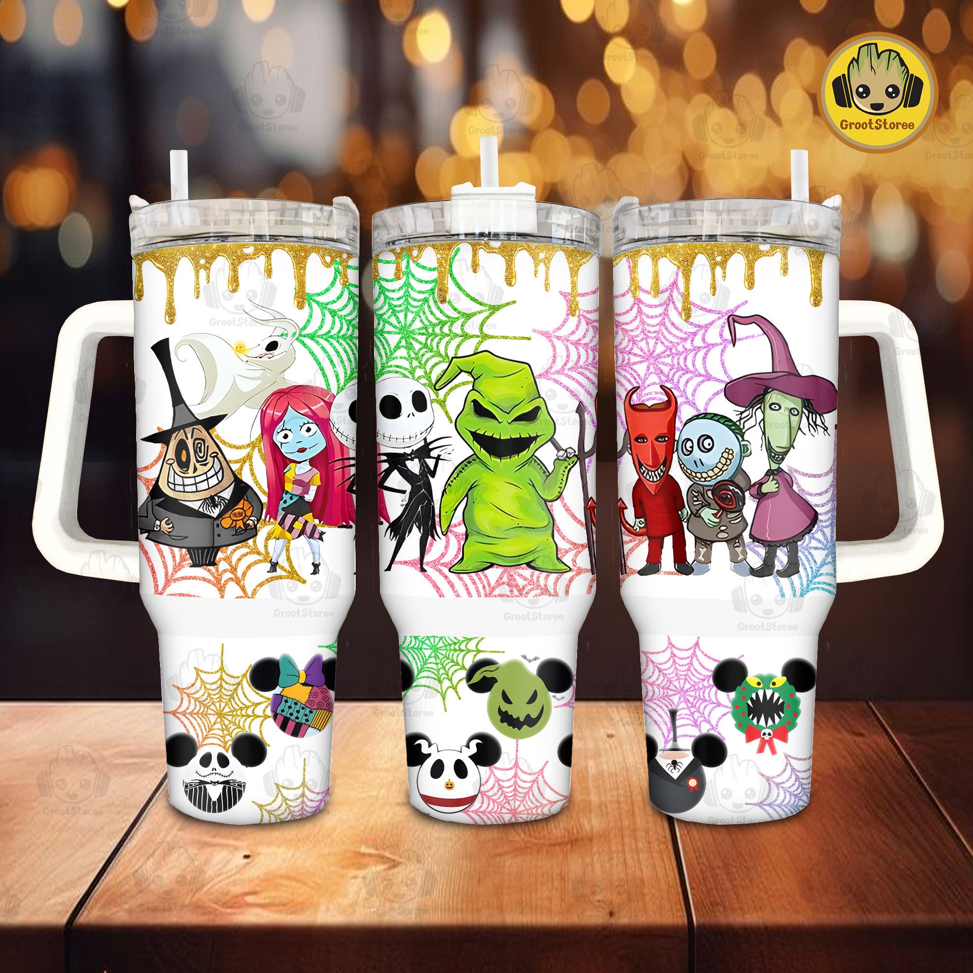 Halloween The Nightmare Before Christmas Disney Movies Custom Stanley Cup 40 oz 30 oz Tumbler With HandleTVC2301912
