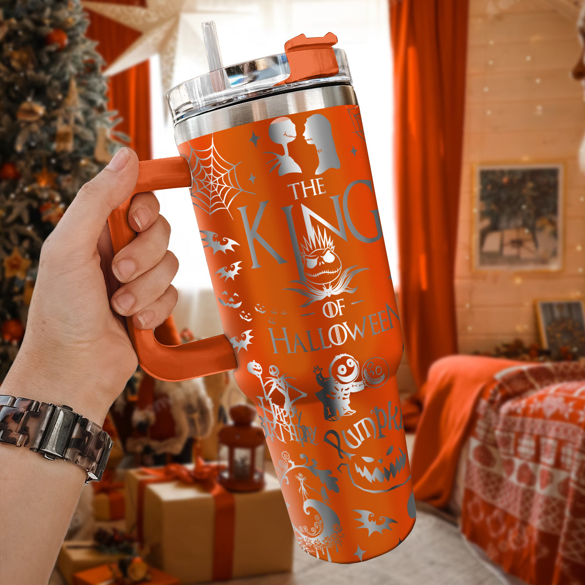 Halloween The Nightmare Before Christmas Movies Custom Stanley Cup 40 oz 30 oz Tumbler With HandleTVC2301559