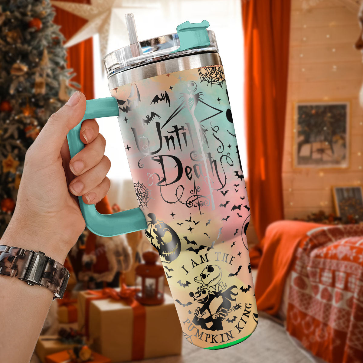 Halloween The Nightmare Before Christmas Movies Custom Stanley Cup 40 oz 30 oz Tumbler With HandleTVC2301566