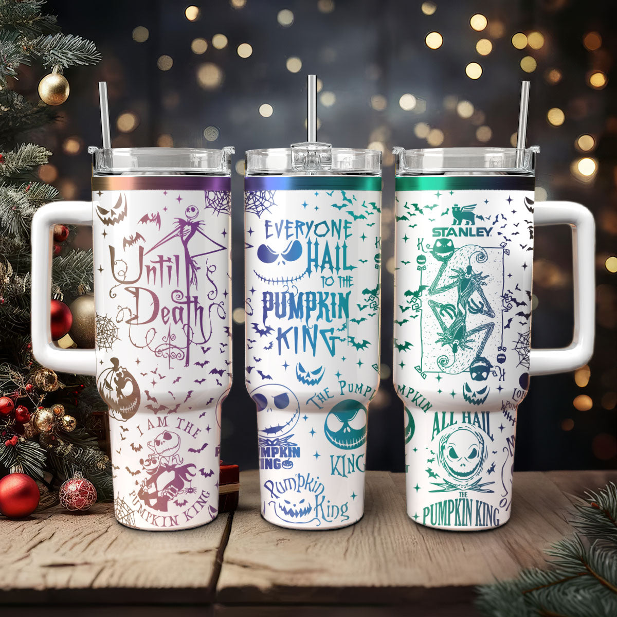 Halloween The Nightmare Before Christmas Movies Custom Stanley Cup 40 oz 30 oz Tumbler With HandleTVC2301566