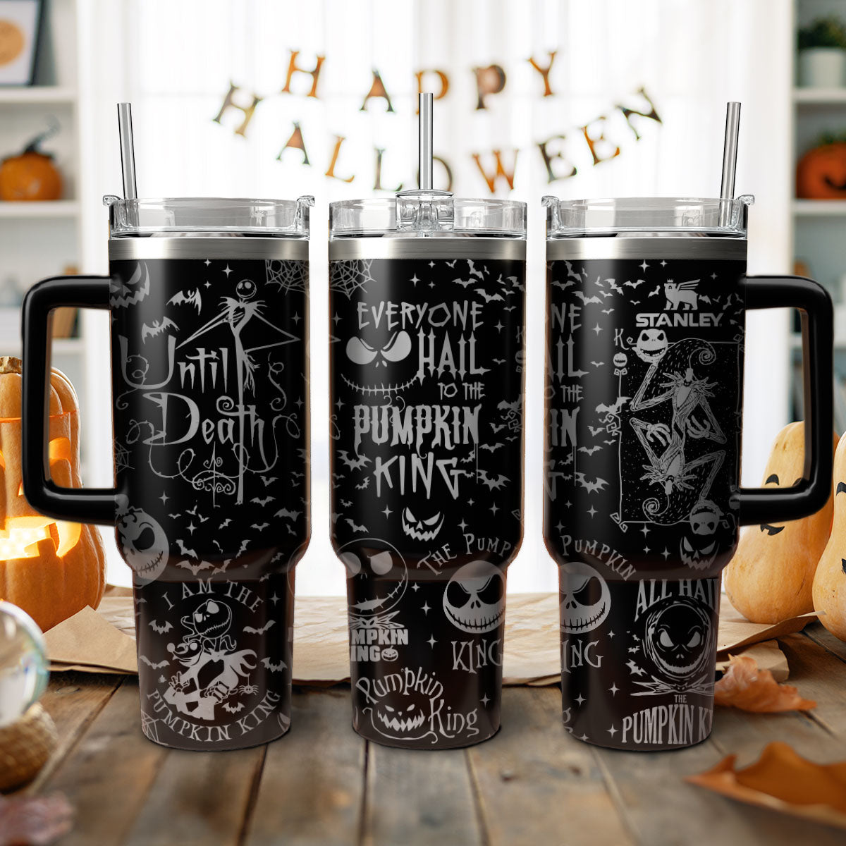 Halloween The Nightmare Before Christmas Movies Custom Stanley Cup 40 oz 30 oz Tumbler With HandleTVC2301567