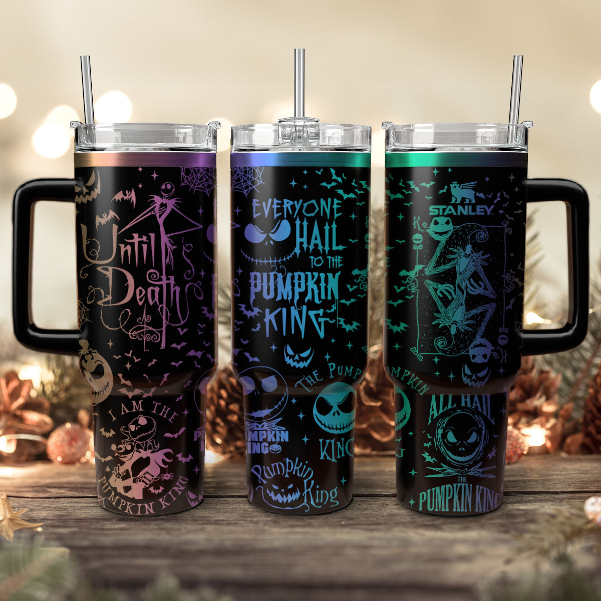 Halloween The Nightmare Before Christmas Movies Custom Stanley Cup 40 oz 30 oz Tumbler With HandleTVC2301567